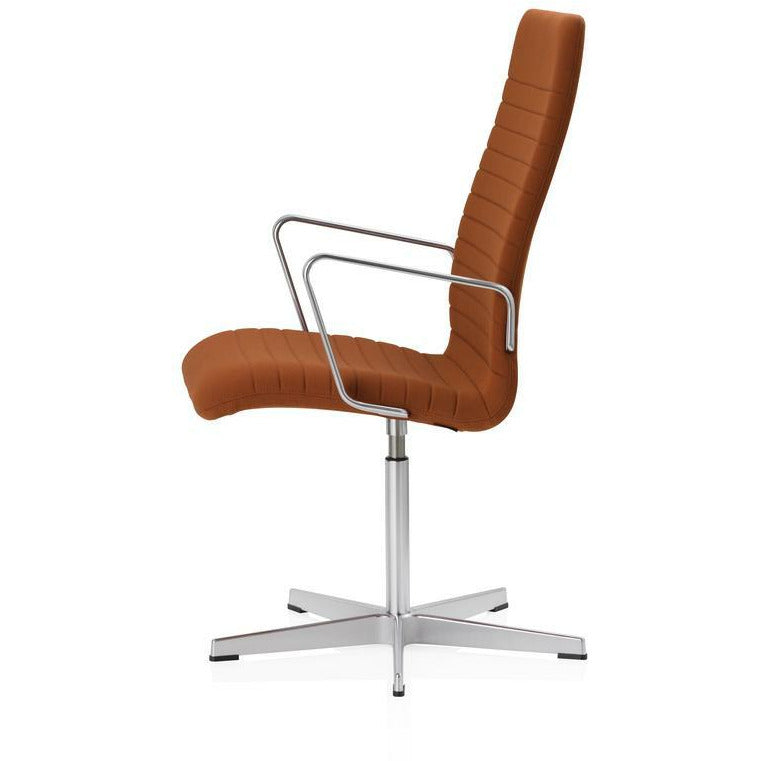 Fritz Hansen Oxford Premium Hoogte verstelbare fauteuilstof middelste rug, Rime Red