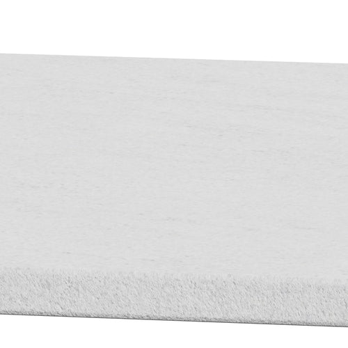 Fritz Hansen Table basse PK61 80 cm, marbre blanc roulé