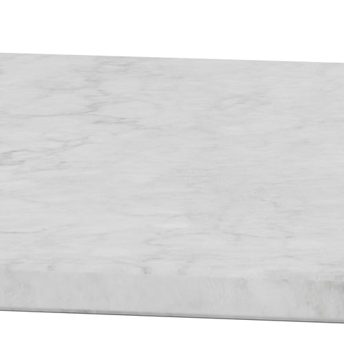 Fritz Hansen PK61 kaffebord 80 cm, vit marmor matt polerad