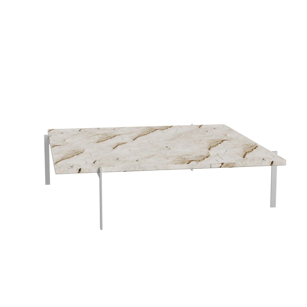 Fritz Hansen PK61 Une table basse 120 cm, marbre beige