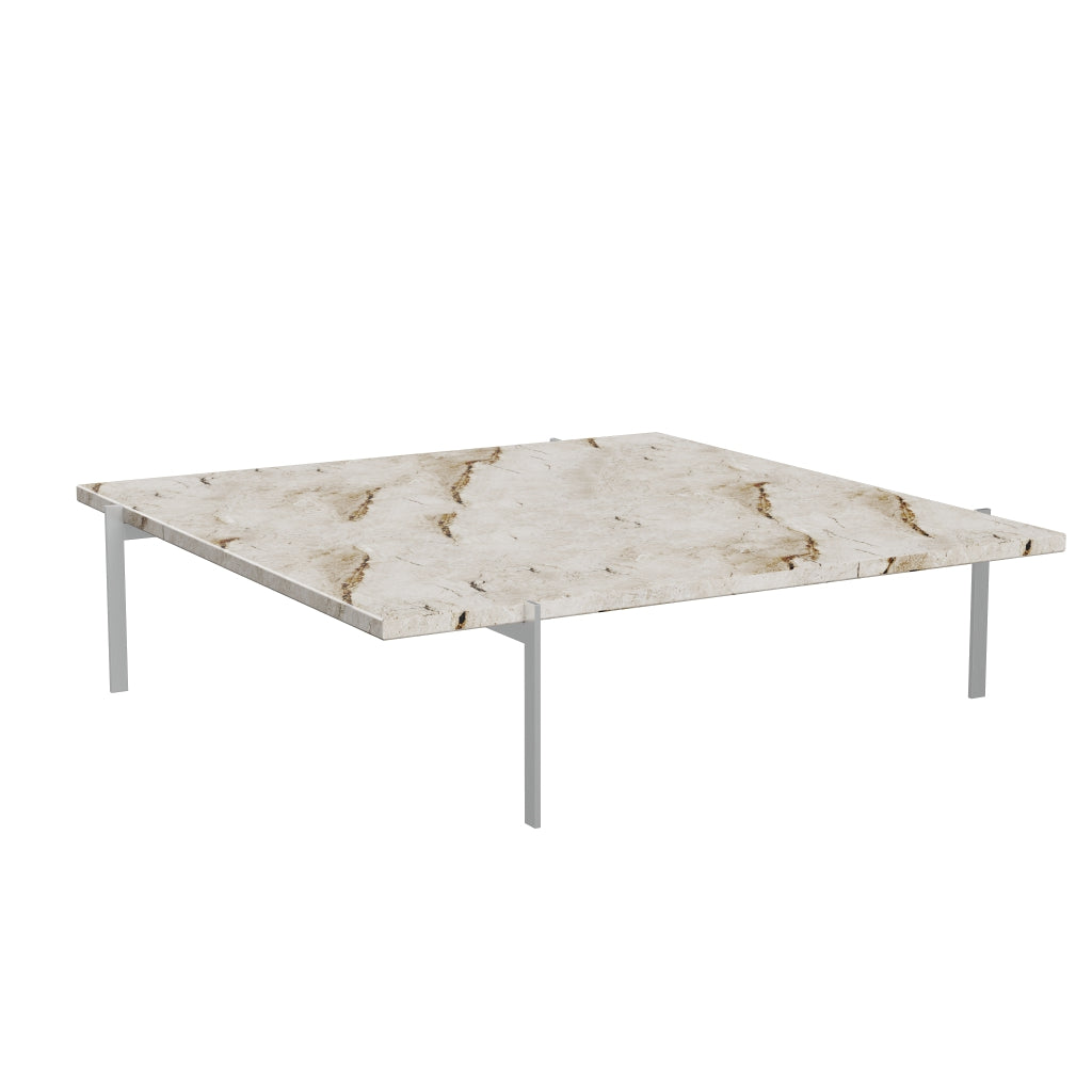 Fritz Hansen PK61 Un tavolino da caffè 120 cm, marmo beige