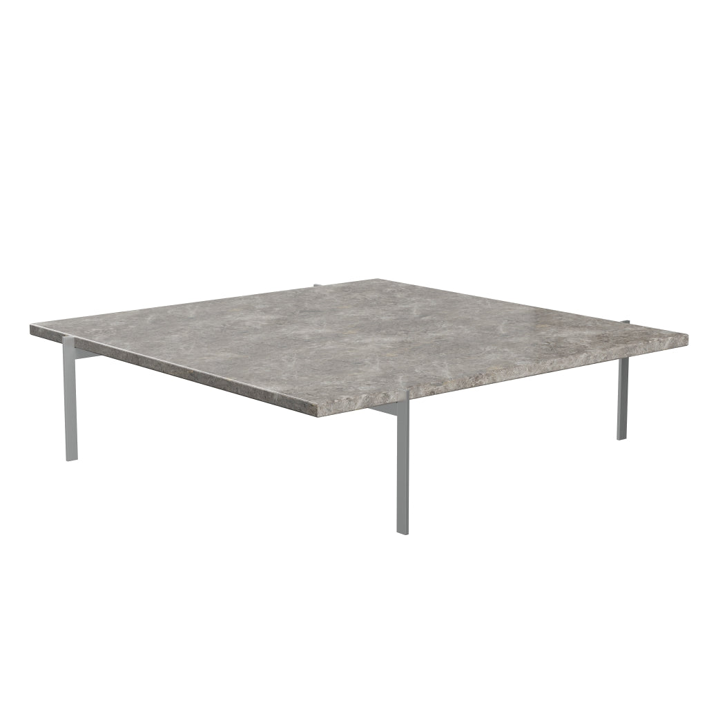 Fritz Hansen PK61 En soffbord 120 cm, grå brun marmor