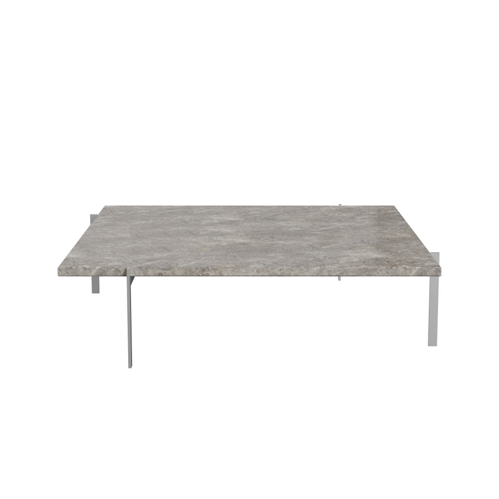 Fritz Hansen PK61 Un tavolino da caffè 120 cm, marmo marrone grigio