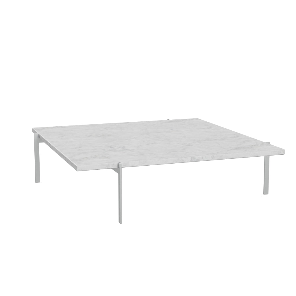Fritz Hansen PK61 Un tavolino da caffè 120 cm, marmo bianco lucido