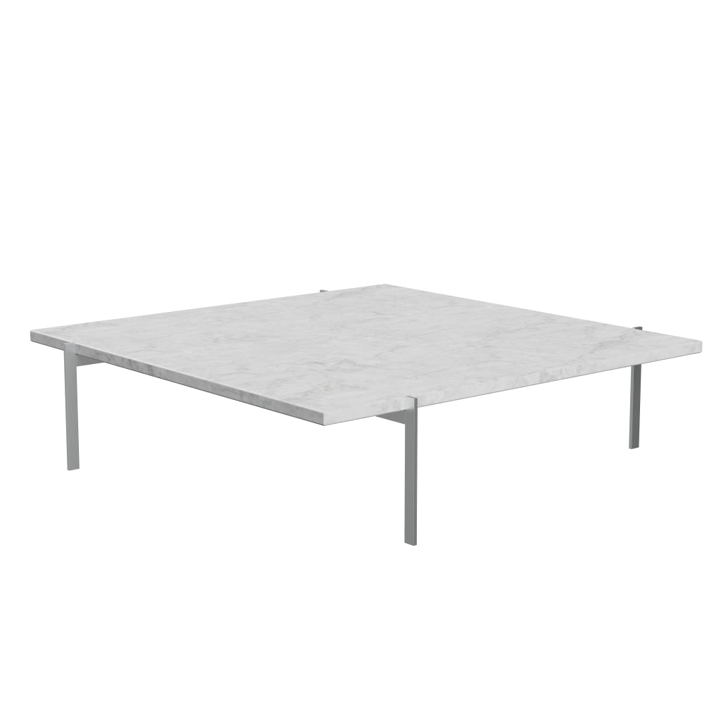 Fritz Hansen PK61 Une table basse 120 cm, marbre blanc matt poli