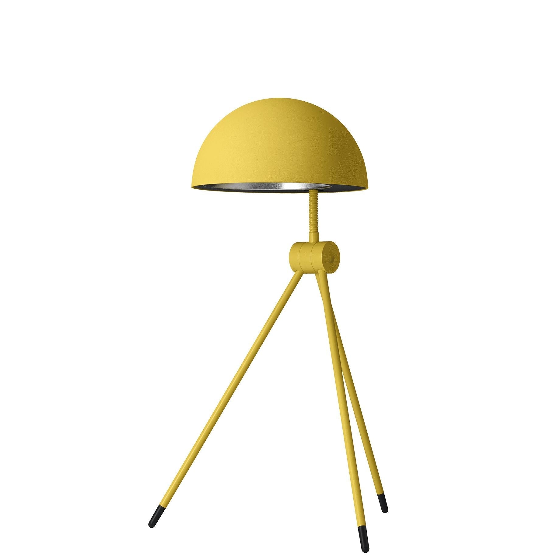 Lámpara de mesa de radón Fritz Hansen, amarillo