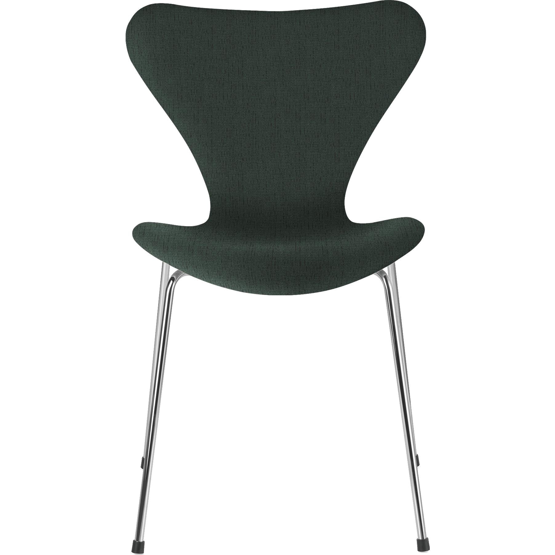 Fritz Hansen Série 7 chaise complète tissu tissu christianhavn, vert foncé