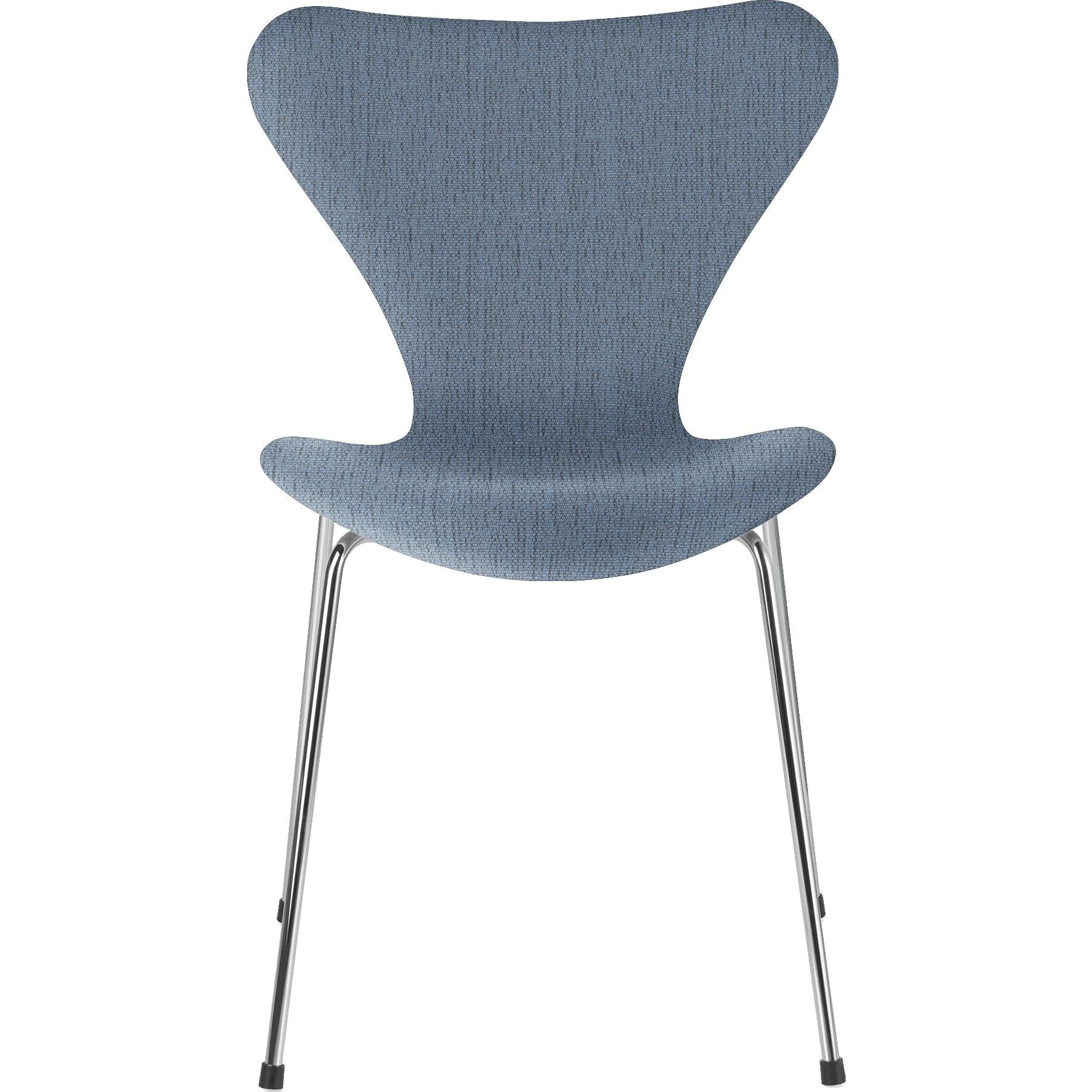 Fritz Hansen Series 7 Chair Full Upholstery Fabric Christianshavn, Light Blue