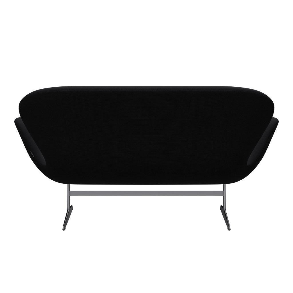 Fritz Hansen Swan Sofa 2 Seater, Satin Brushed Aluminium/Fame Grey (60051)