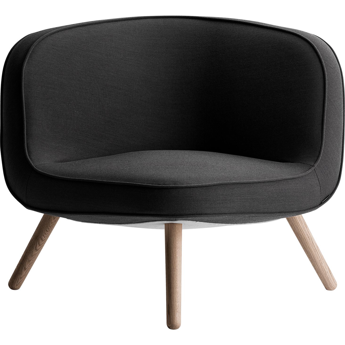Fritz Hansen Via57 Lounge Chair, Steelcut Trio mørkebrun