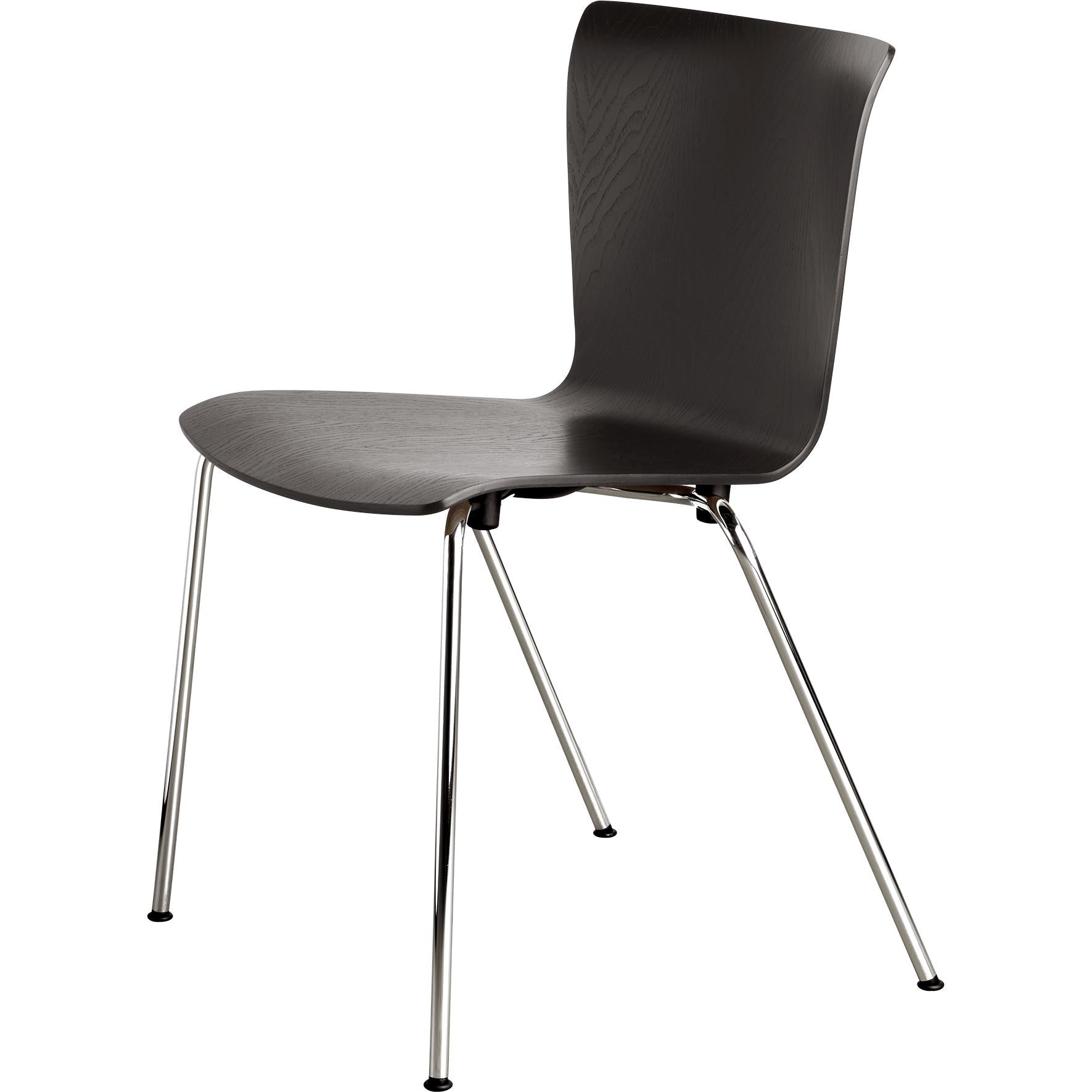 Fritz Hansen Vico Duo Vm110 Chair Chrome Legs, Oak