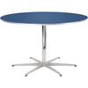 Fritz Hansen圆形桌Ø120厘米，蓝色代尔夫特层压板