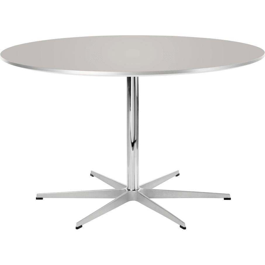 弗里茨·汉森圆形桌Ø120厘米，灰色efeso层压板