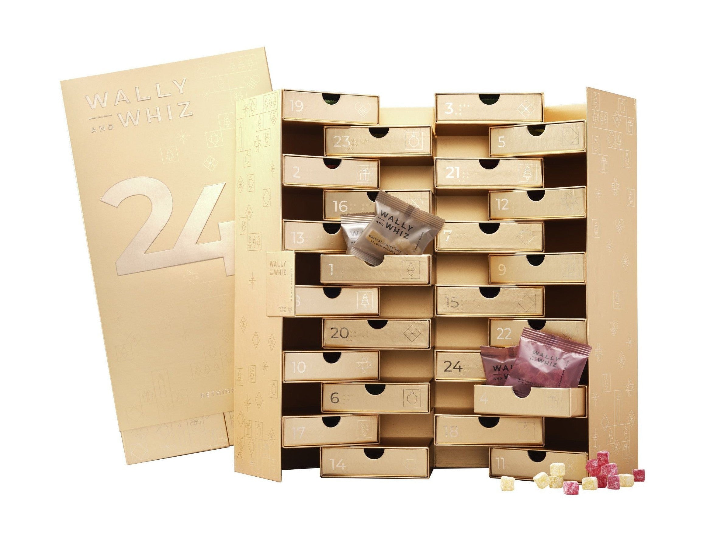 Wally And Whiz 1 kerstkalender goud 2023 550G