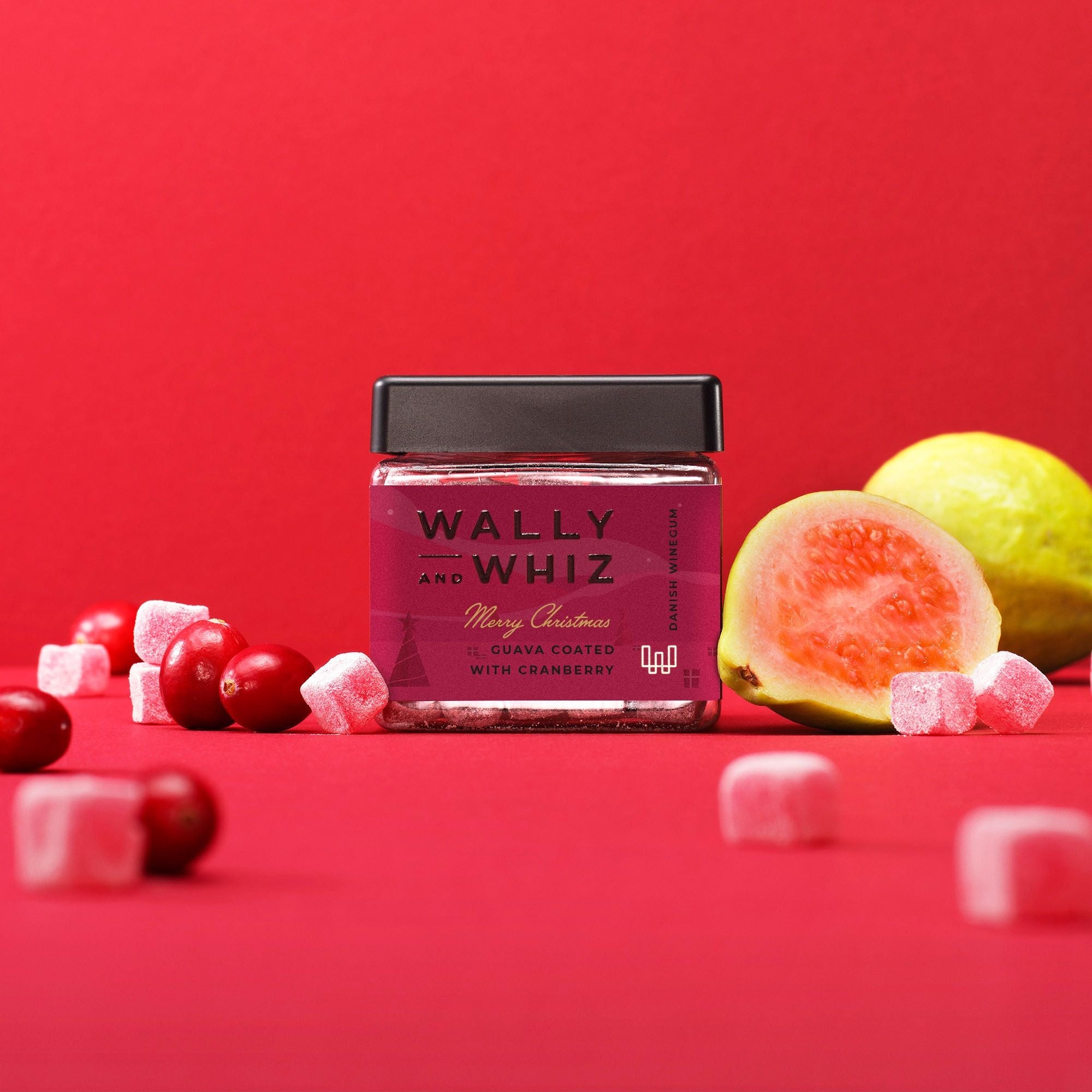 Wally And Whiz Reindeer rouge 1 petit cube goyave W Cranberry 140g
