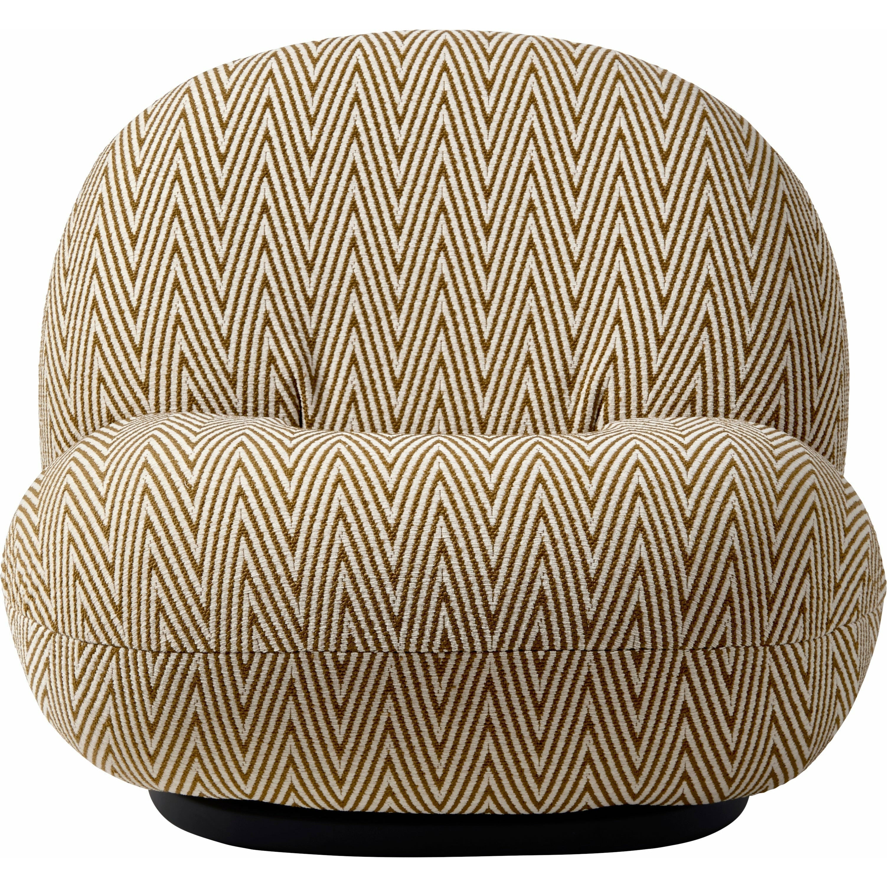 Gubi Pacha Outdoor Lounge Chair Rotatable Upholstered, Chevron Fr022