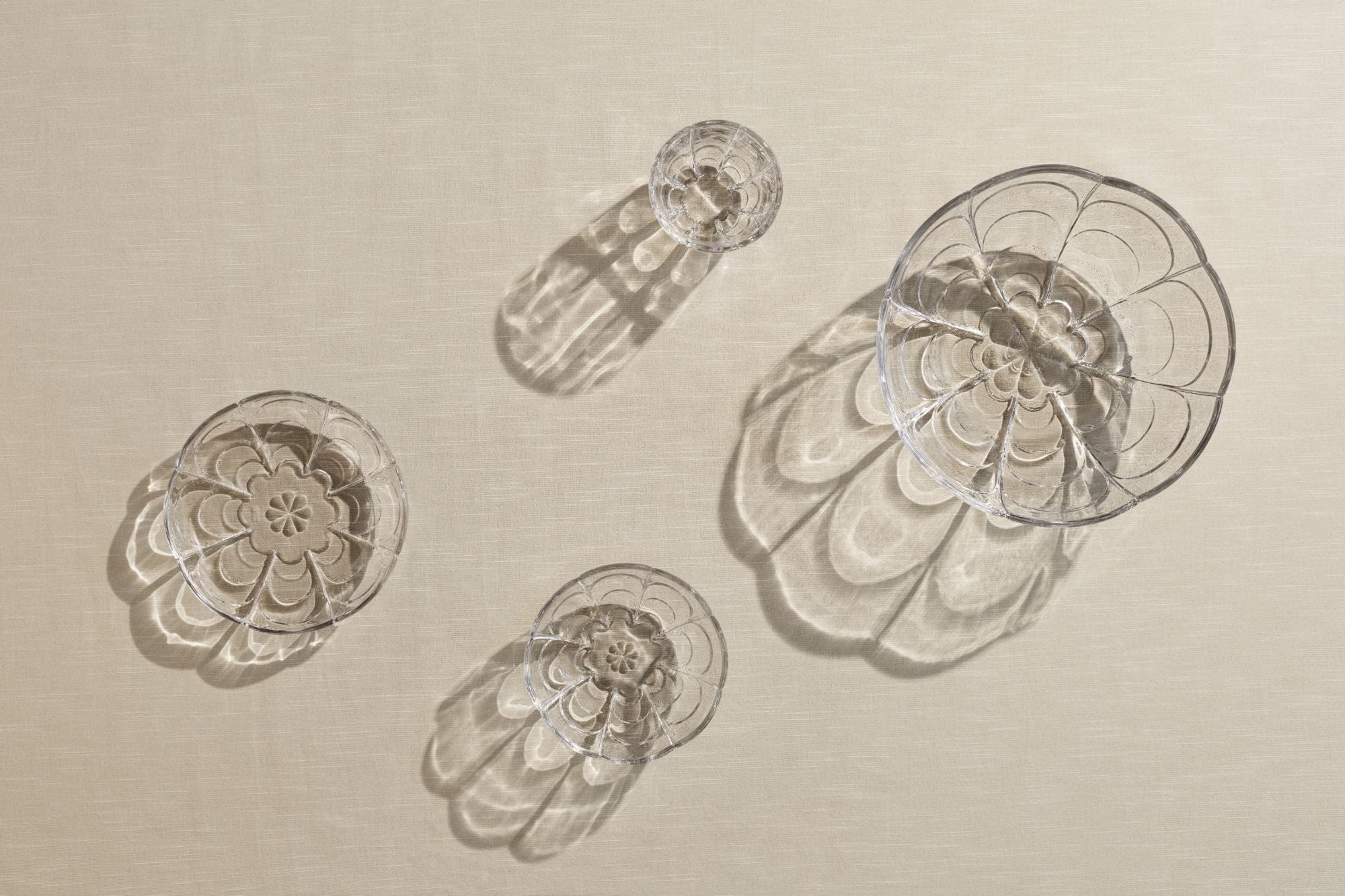 Holmegaard Plaques d'oeufs de Lily Small Egg de 2 Ø16 cm, clair