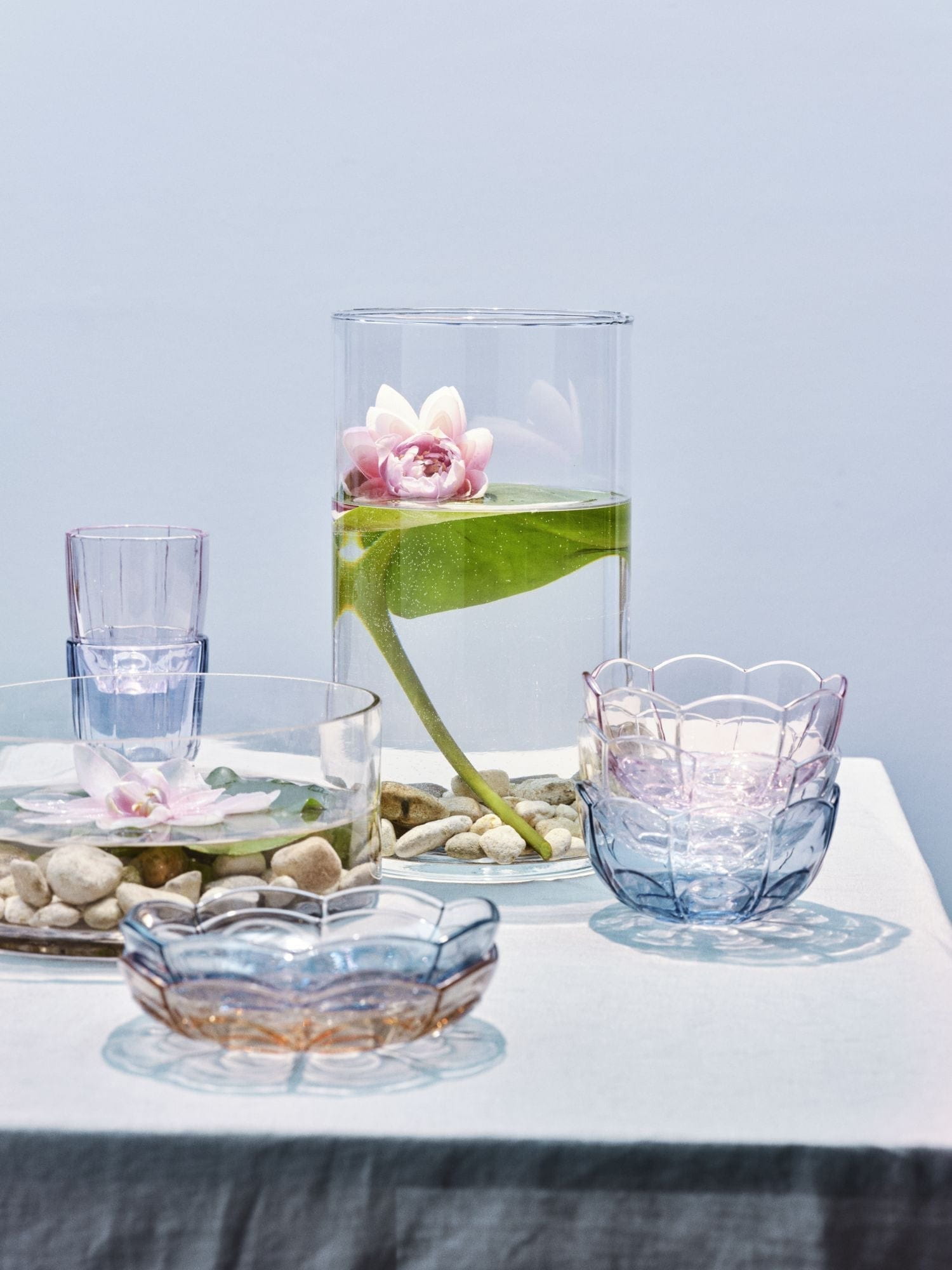 Holmegaard Lily Bowl set di 2 Ø13 cm, chiaro