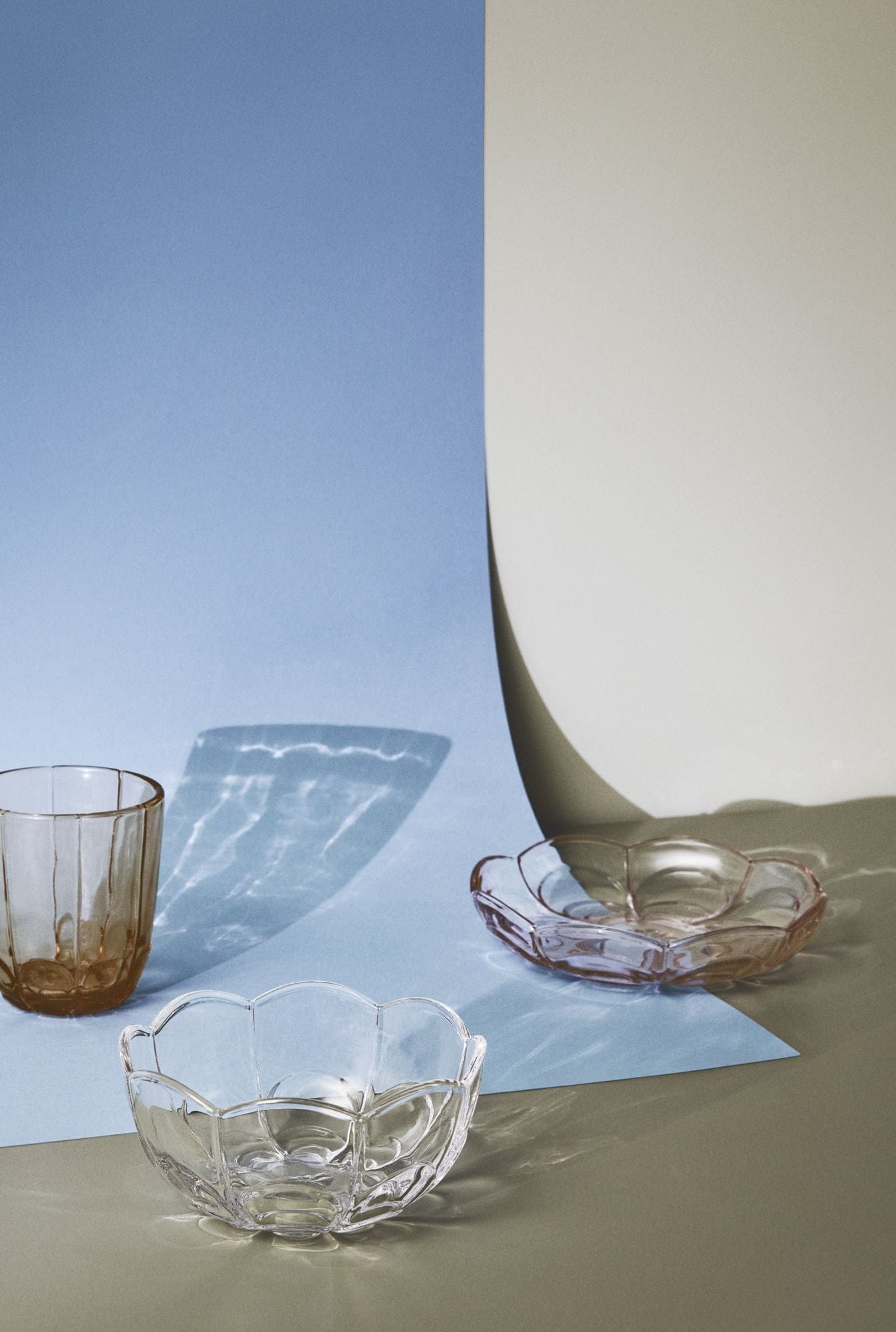 Holmegaard Lily vandglas sæt på 2 320 ml, brun