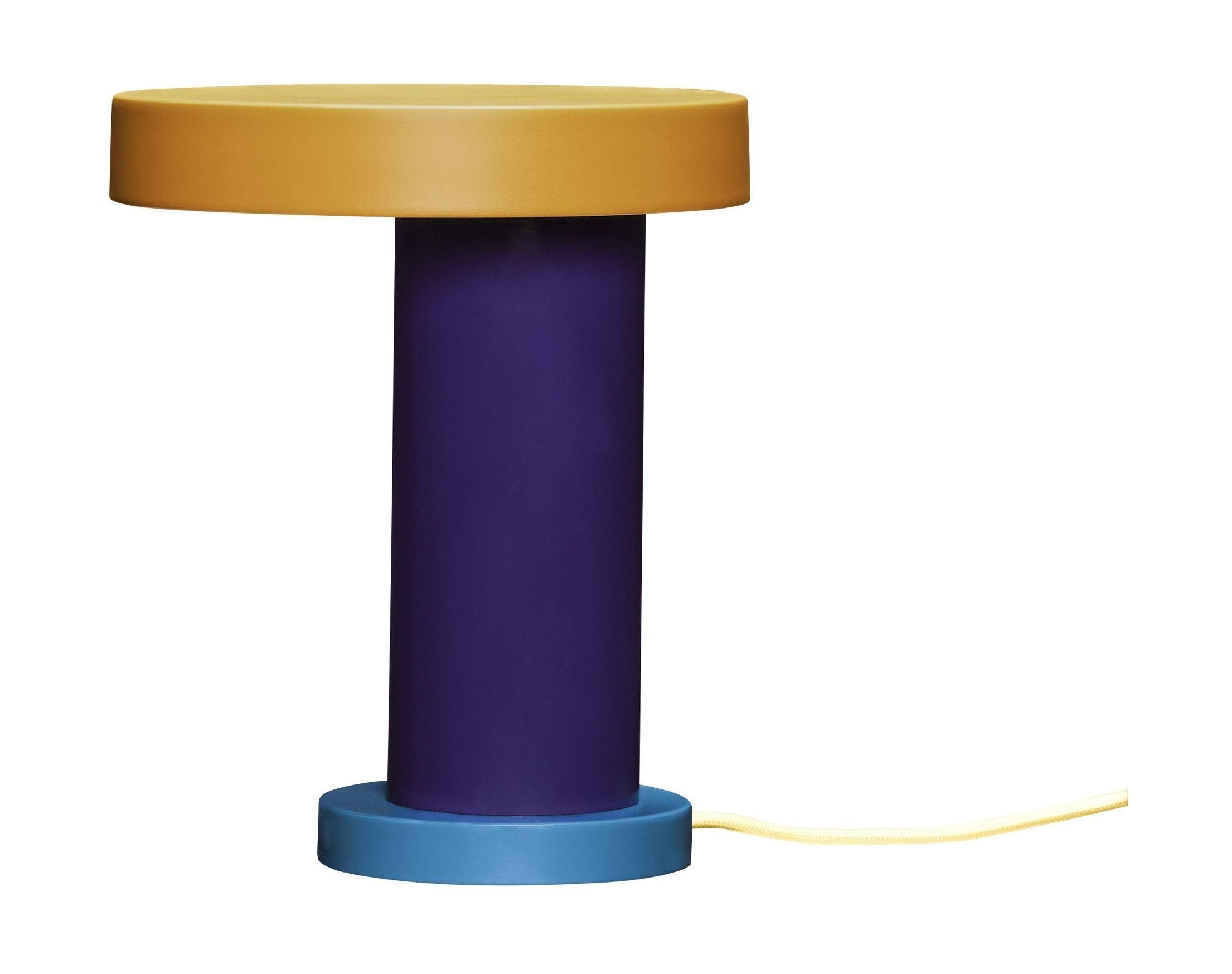 Hübsch Magic Table Lamp, Purple/Yellow
