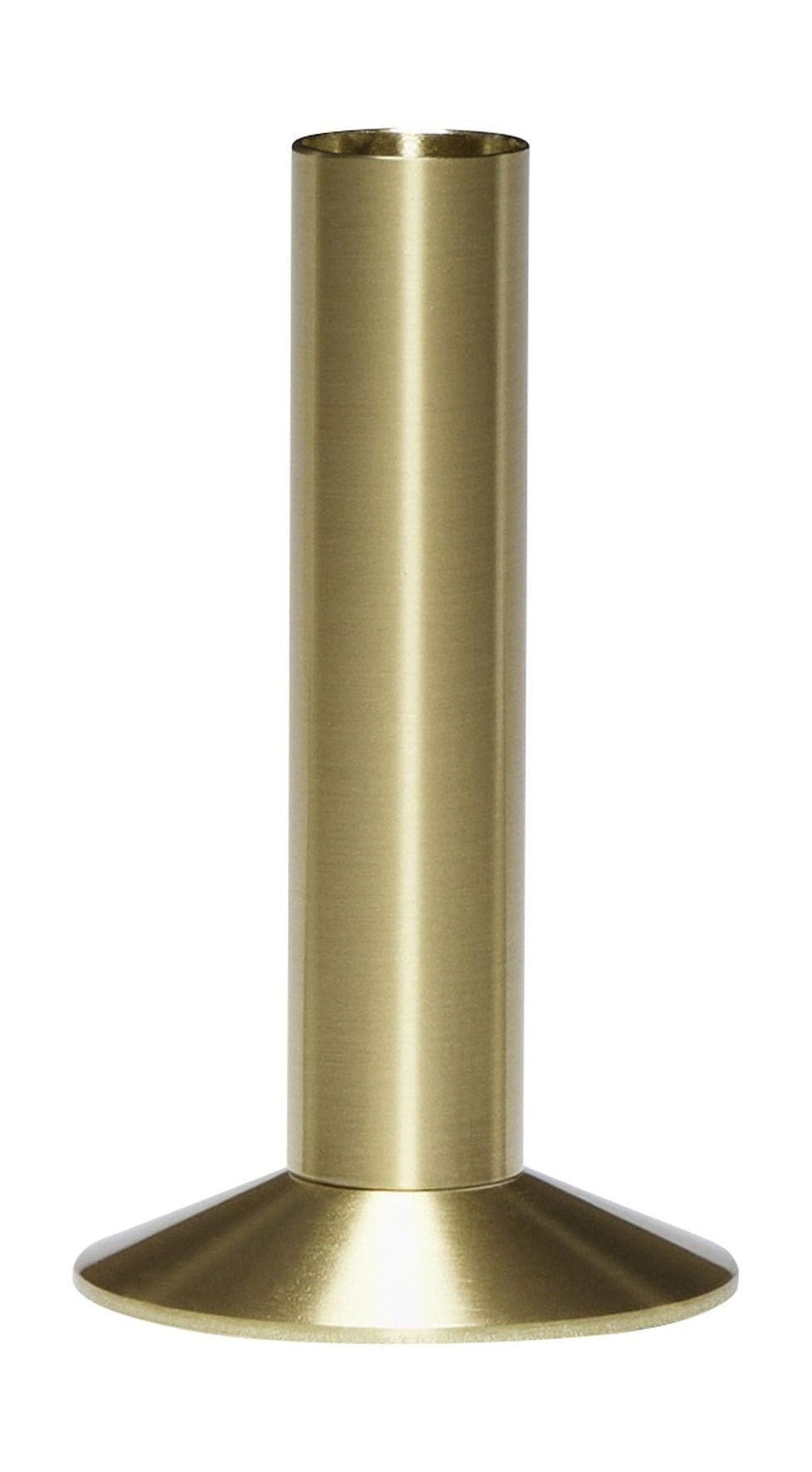 Hübsch Sleek Candle Holder, Brass Color