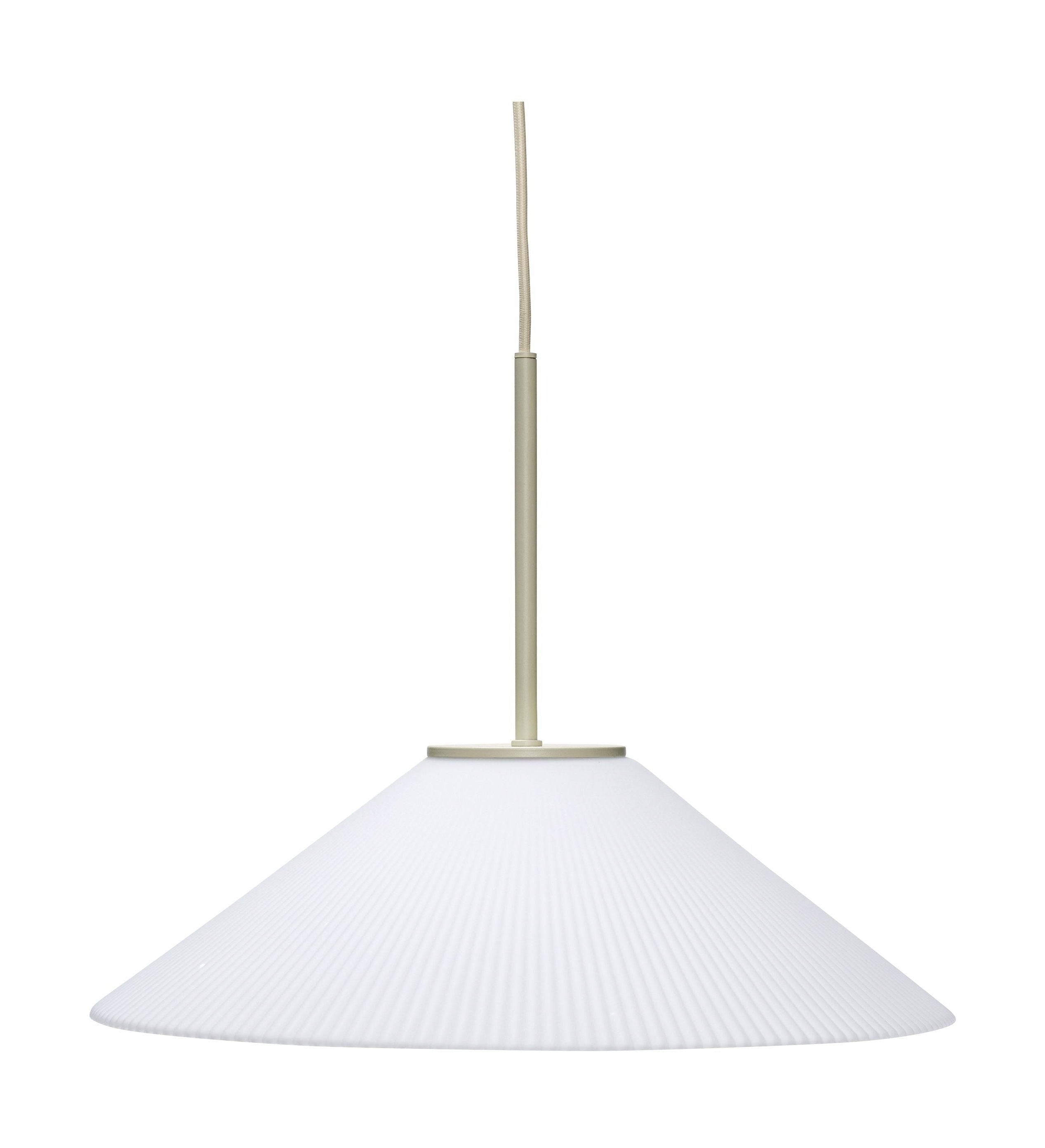 Hübsch Solid Pendant Lamp, Sand/White