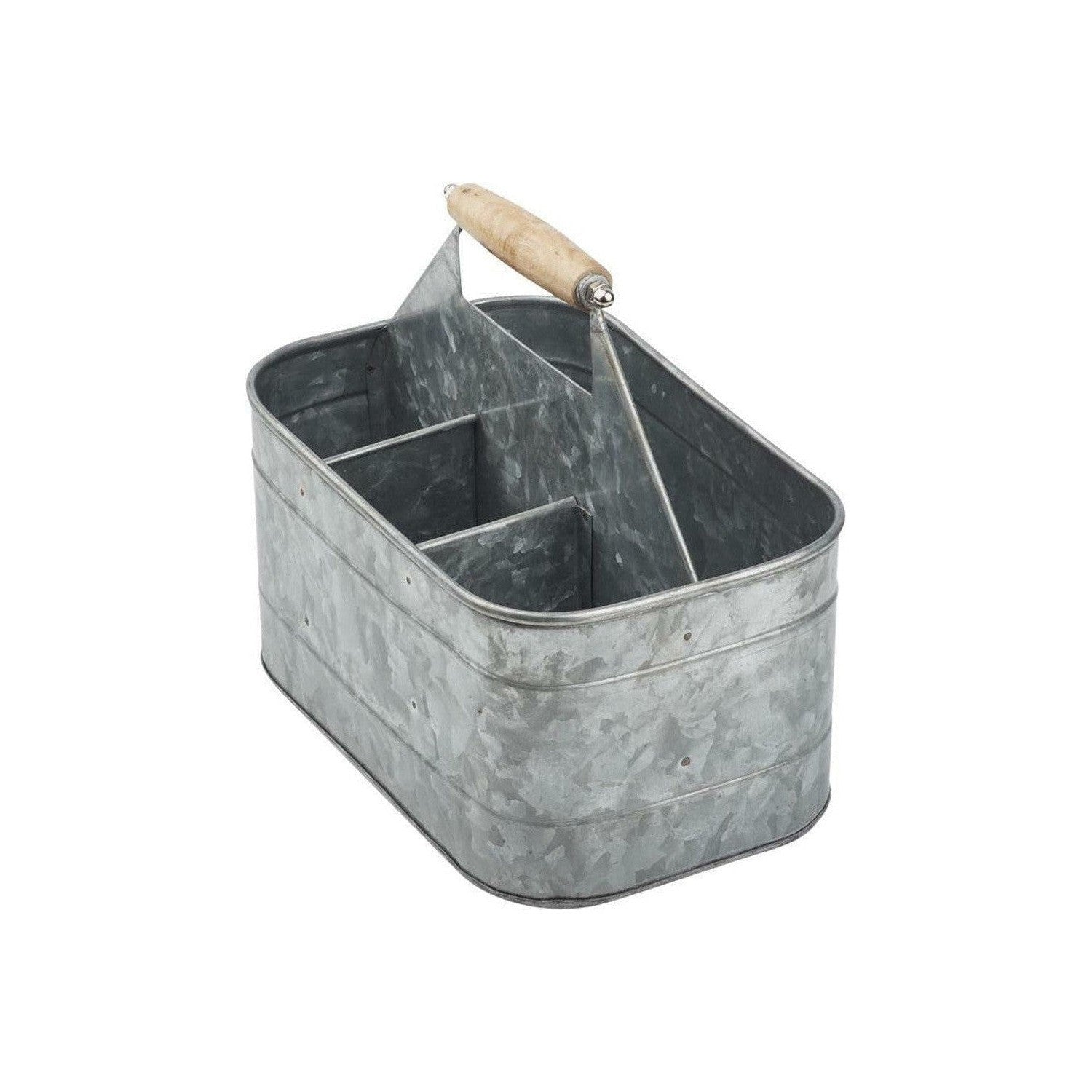 Humdakin Metal Bucket With 4 Compartments