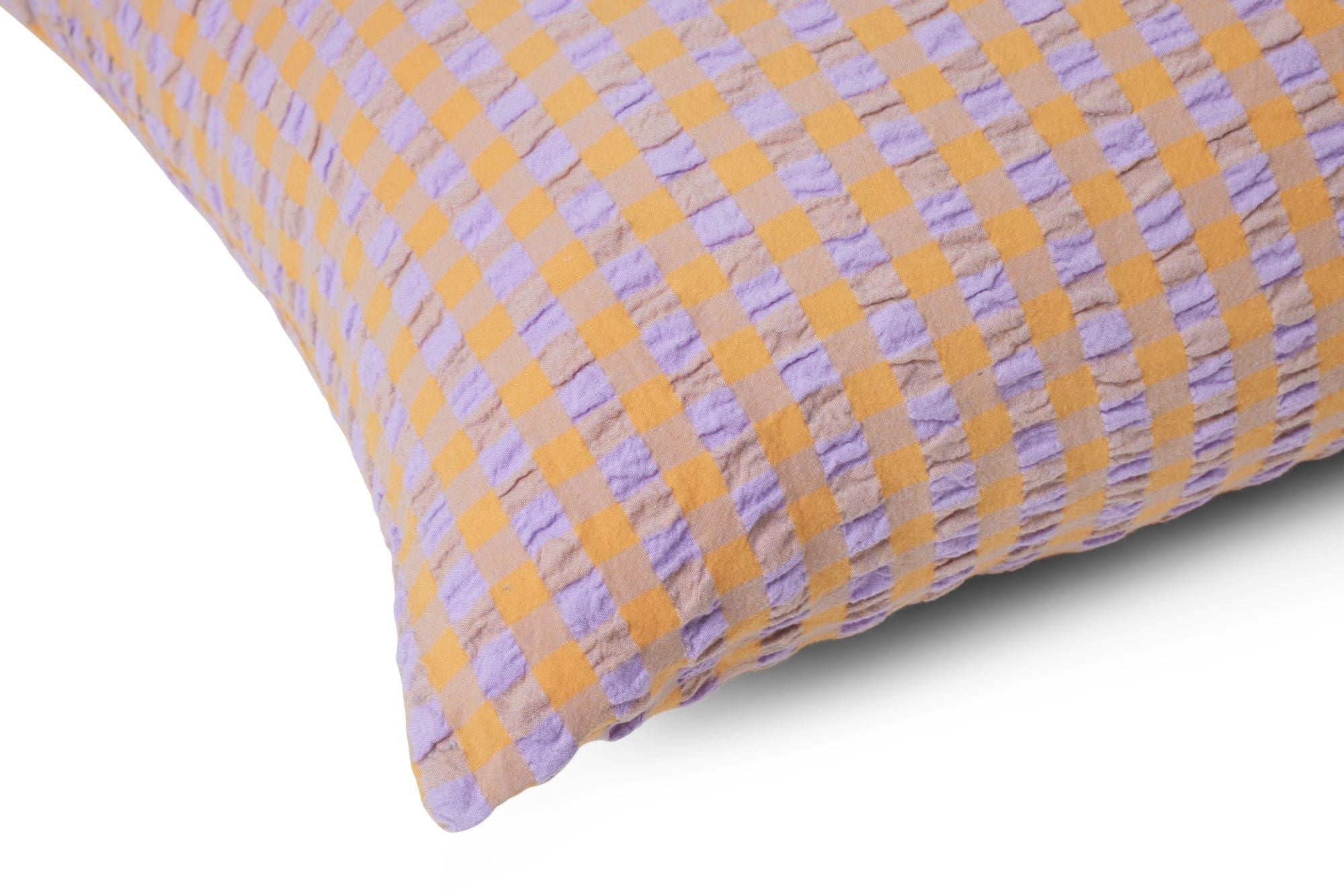 Juna Bæk & Bølge Pillowcase 63x60 cm, lavendel blauw/perzik