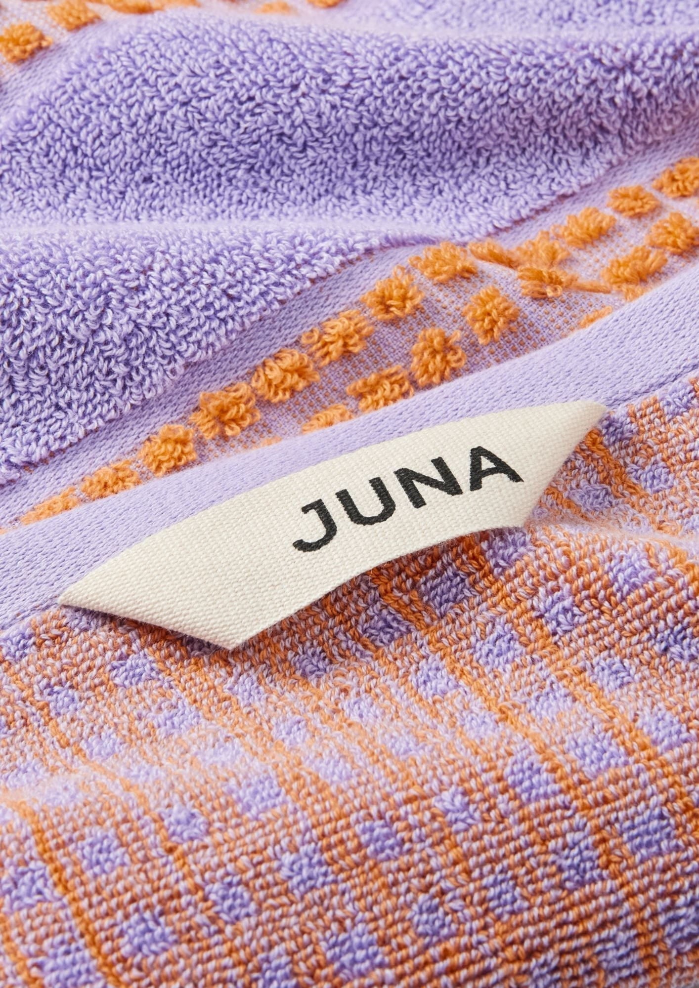 JUNA Vérifiez la serviette 50x100 cm, violet