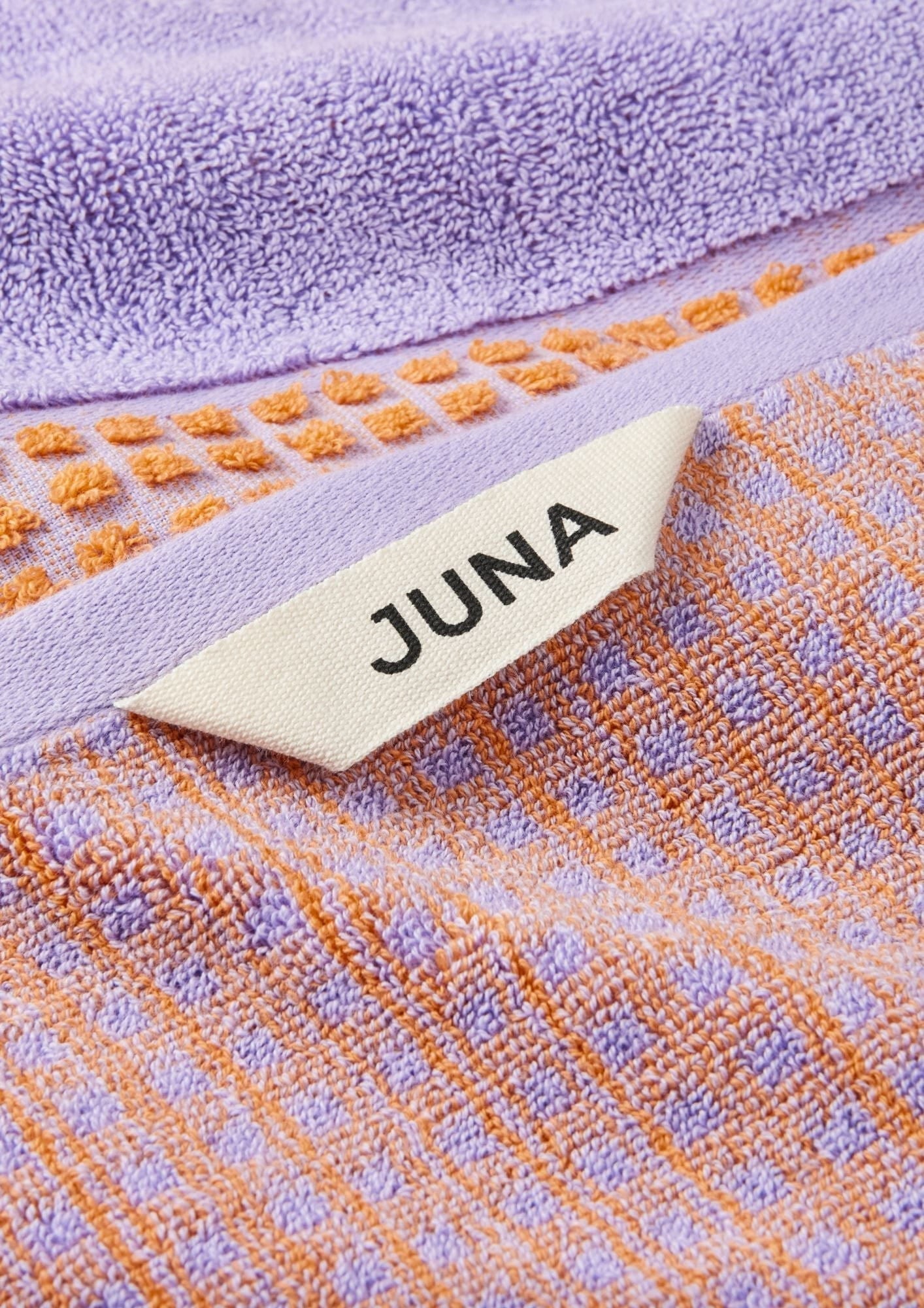Toalla de control de JUNA 70x140 cm, púrpura