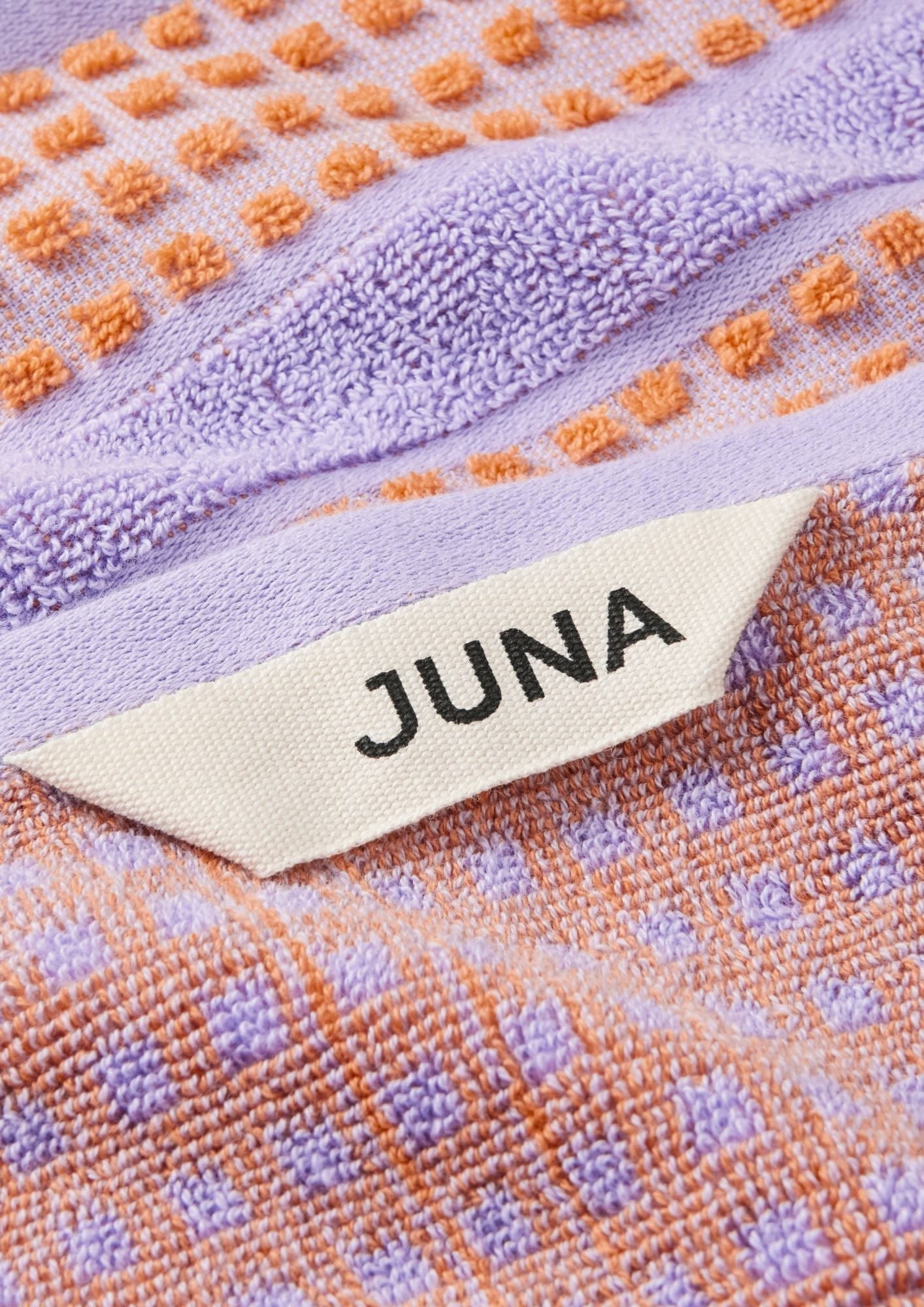Juna检查毛巾30x30厘米，紫色