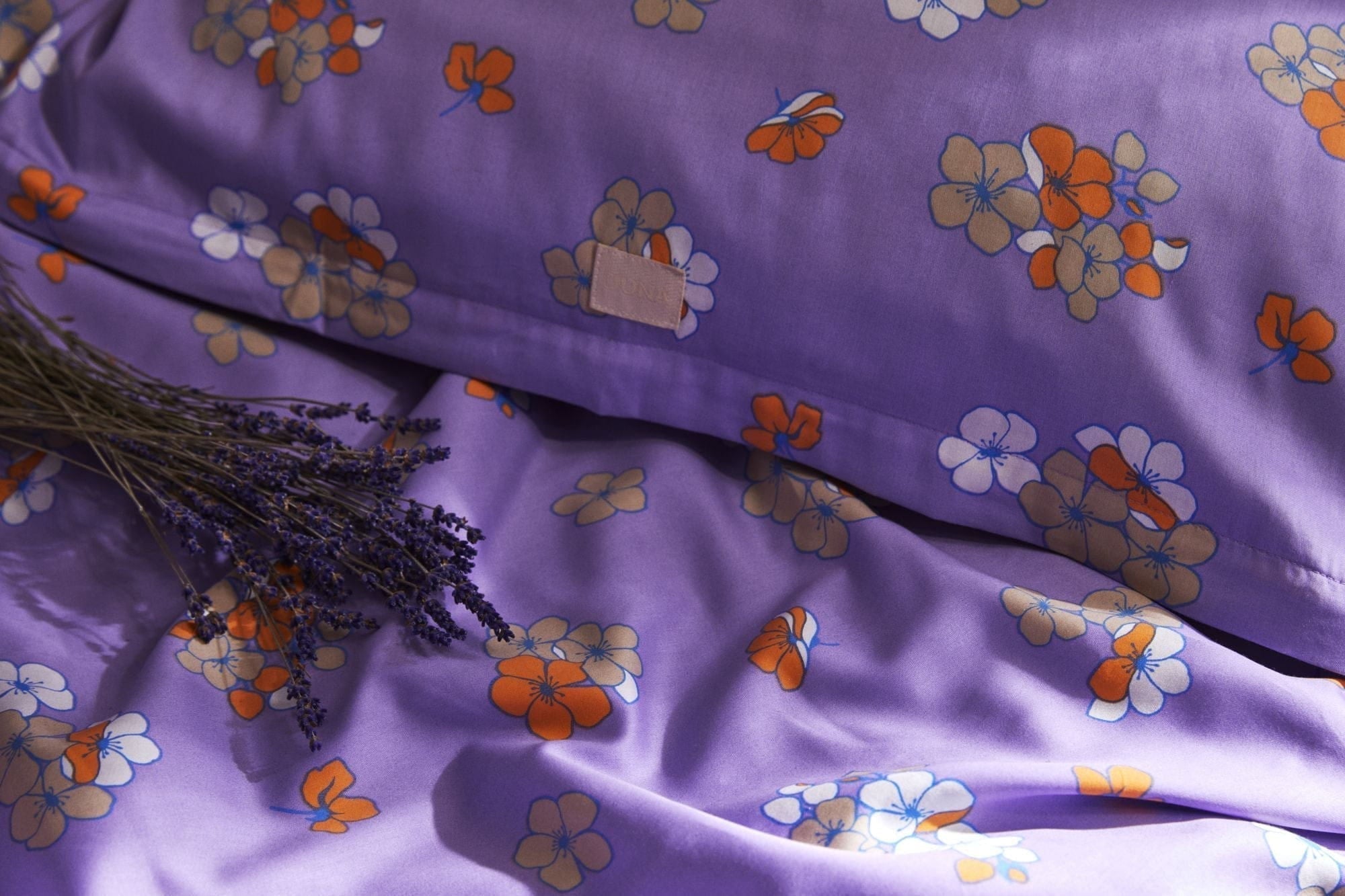 Juna Grand Pleasantly Pillowcase 63x60 Cm, Purple