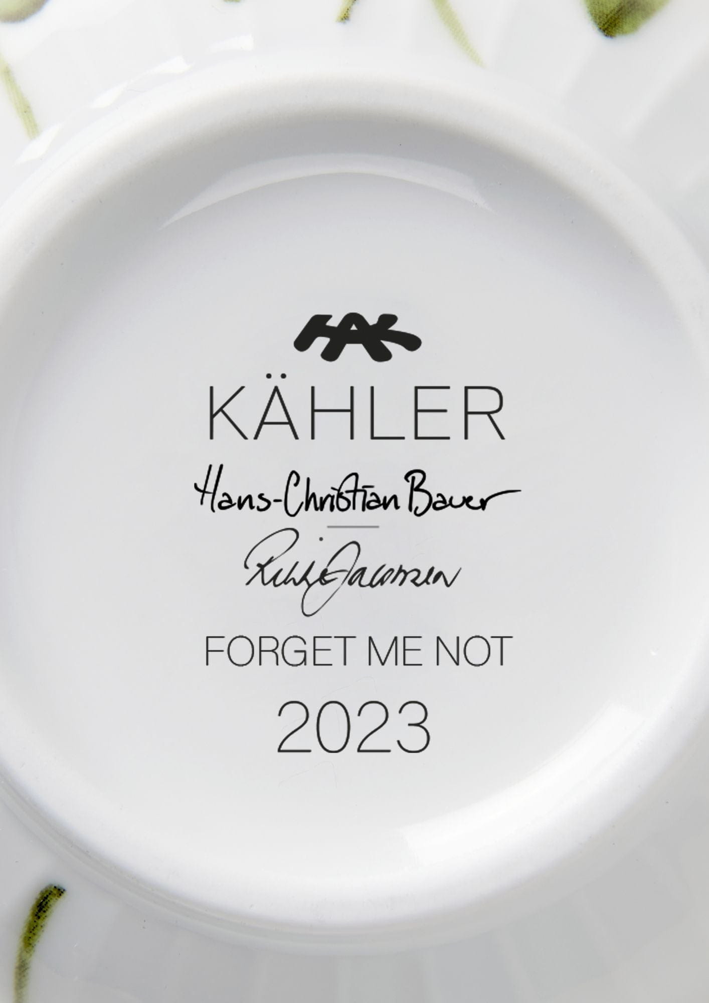 Kähler Hammershøi Sumarbikar 330 ml, gleymdu mér ekki