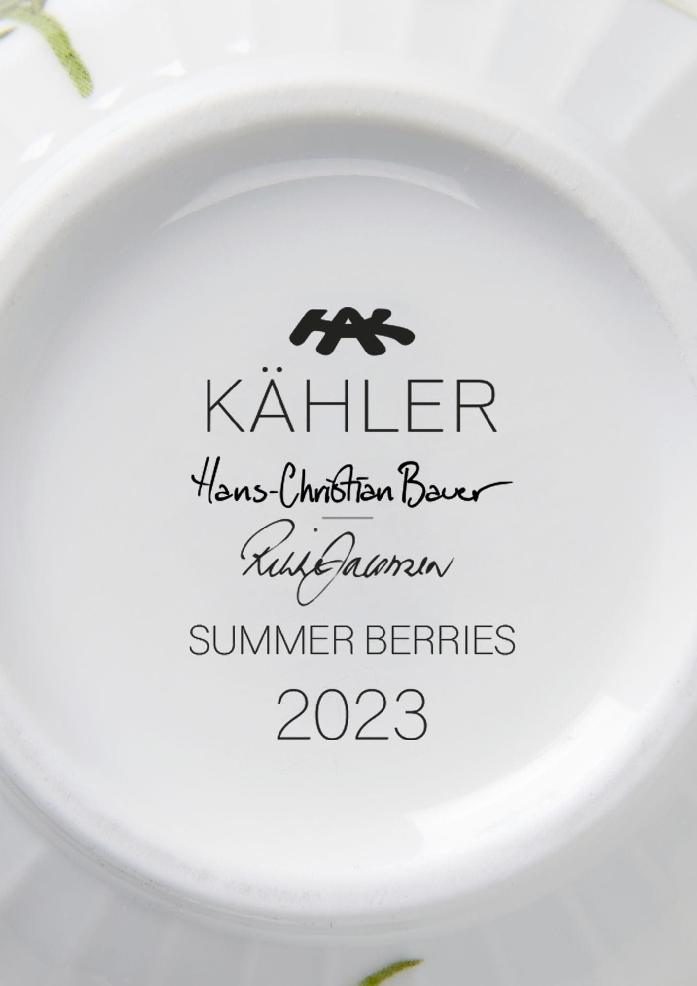 Kähler Hammershøi Sommerbecher 330 ml, Summer Beeren