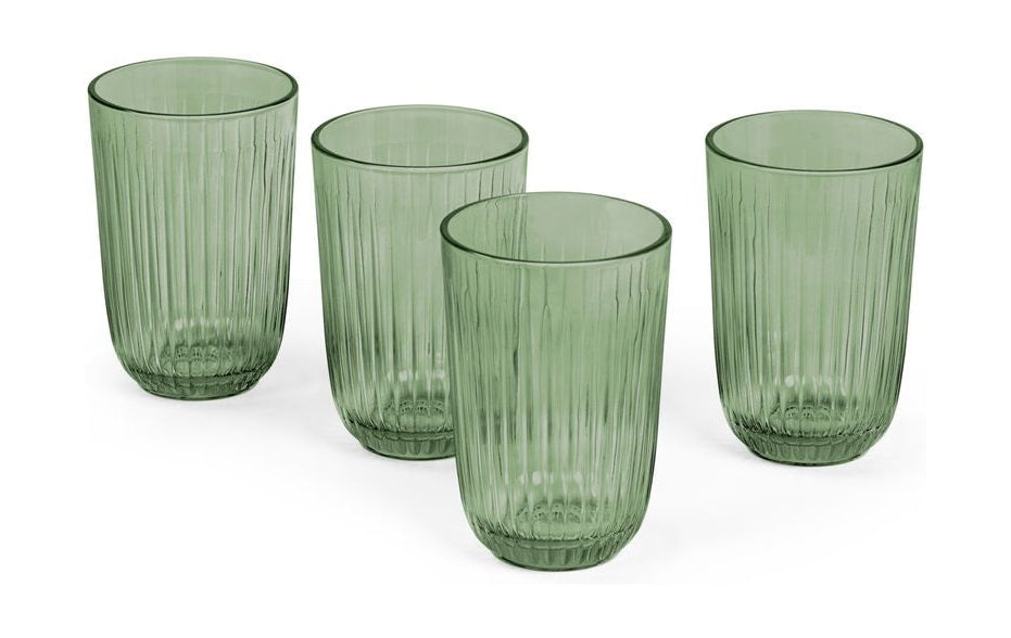 Kähler Hammershøi Glass à eau 37 CL, vert 4 P CS.