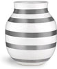 Kähler Omaggio Vase Silber, Medium
