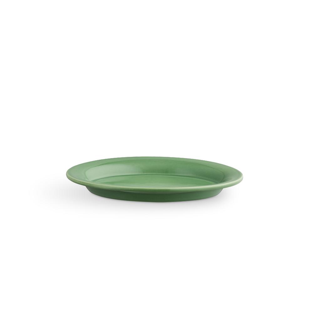 Kähler Plaque ovale ursula 18x13 vert foncé