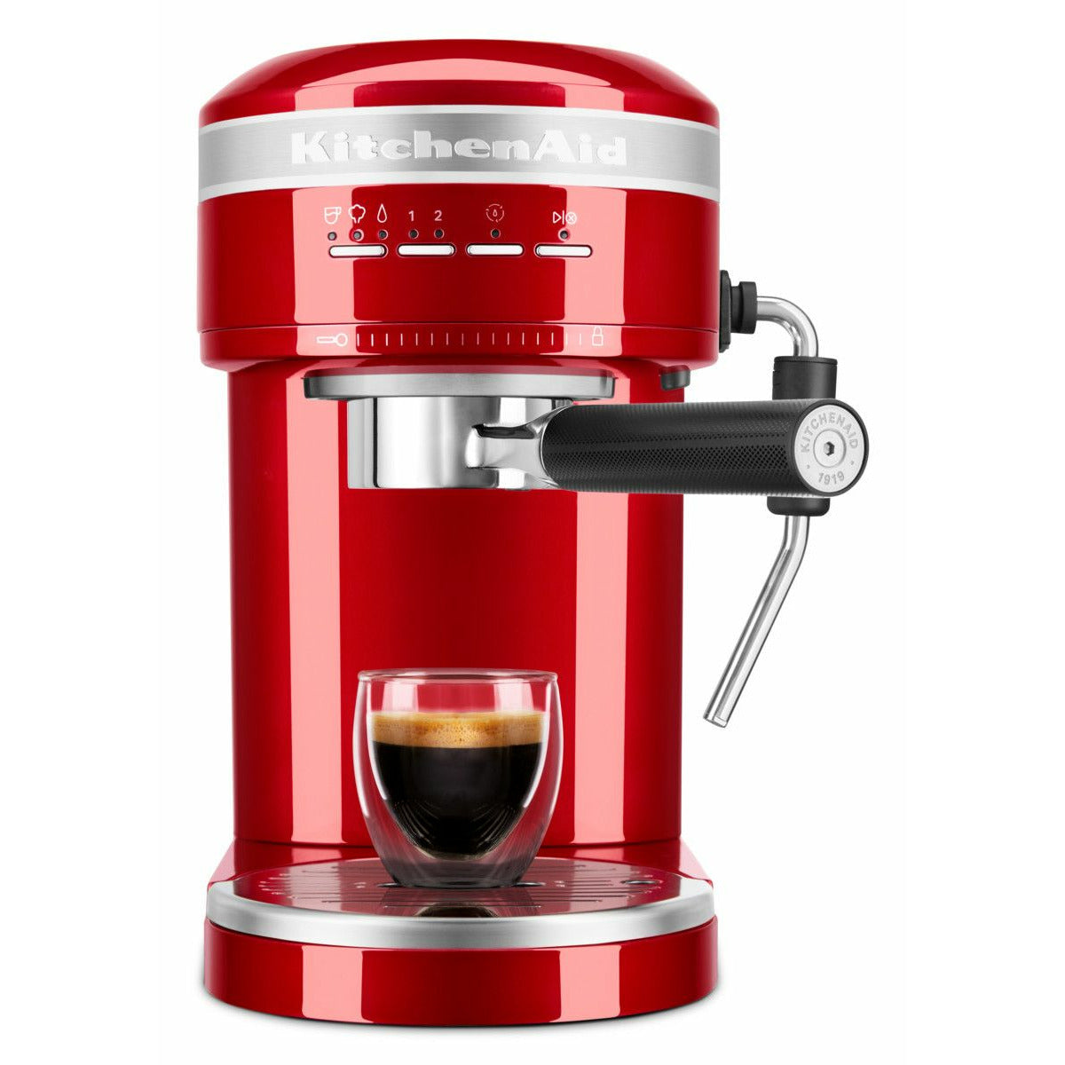 Kitchen Aid 5 Kes6503 Artisan Semi Automatic Espresso Machine, Love Apple Red