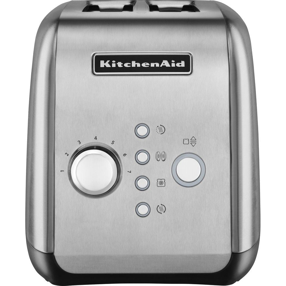 厨房援助5 kmt221自动烤面包机，用于2片，不锈钢