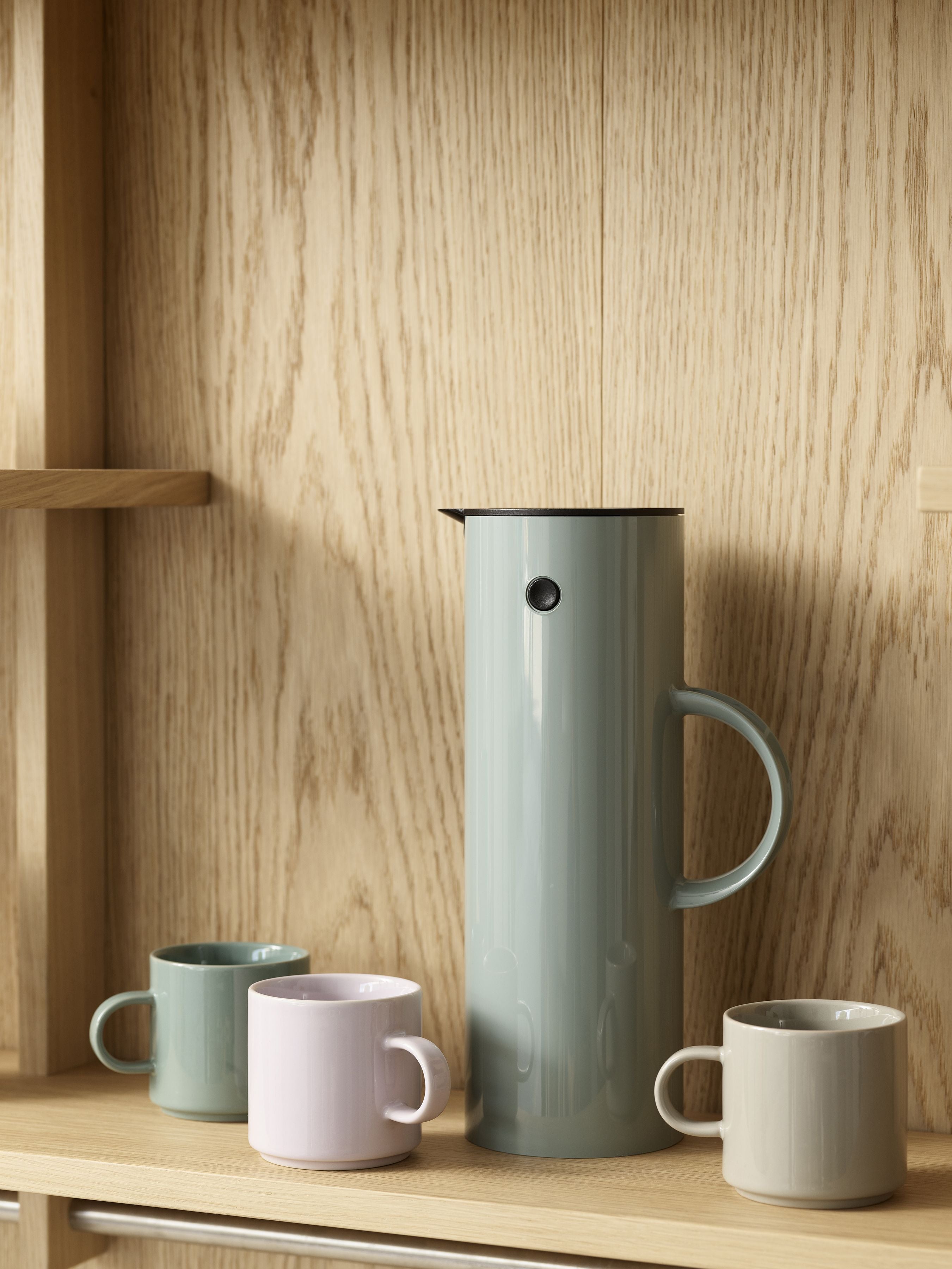 Stelton Classic Mug Set Of 2, Light Grey