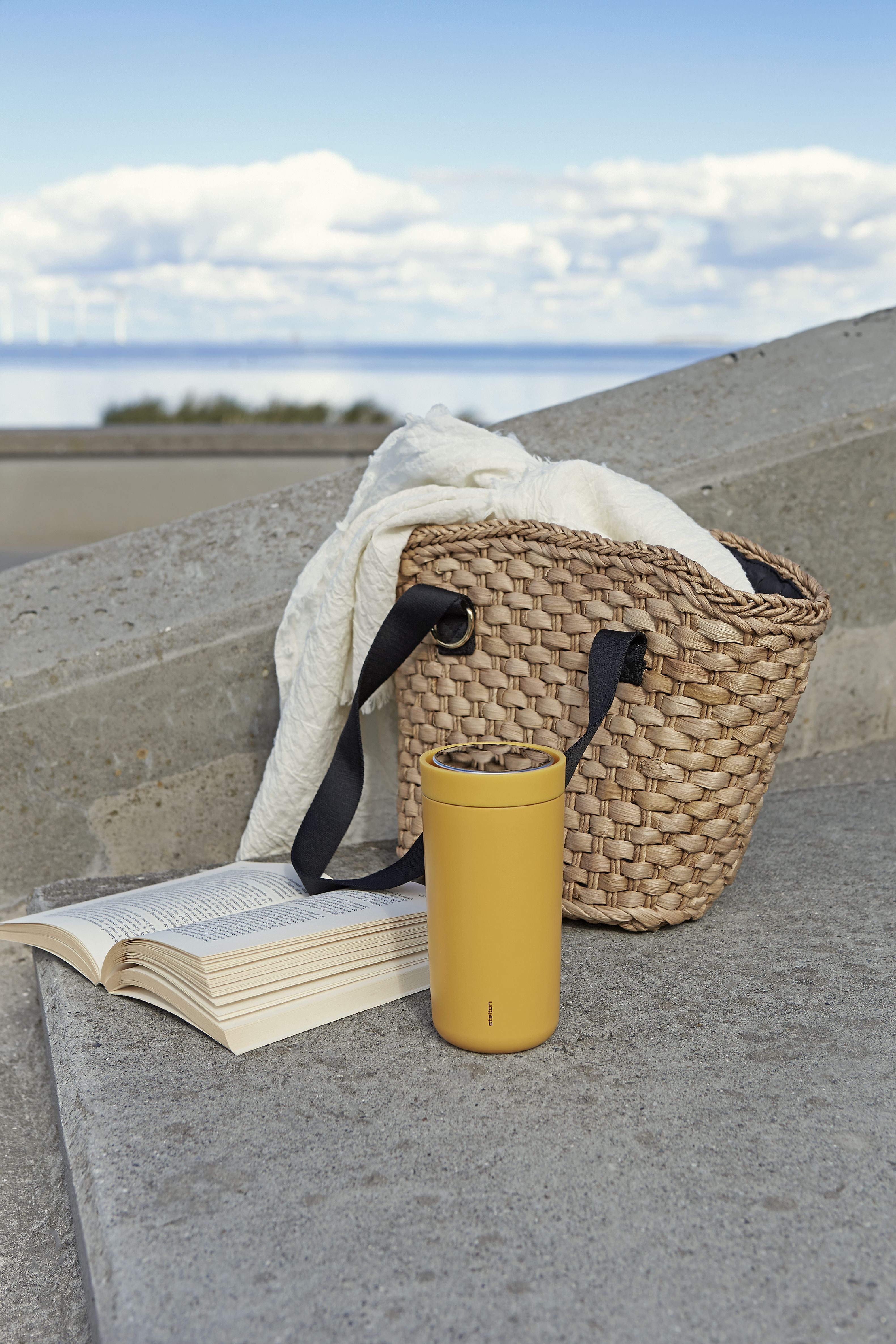 Stelton To Go Click Vacuum Insulated Cup 0,2 L, Soft Poppy Yellow