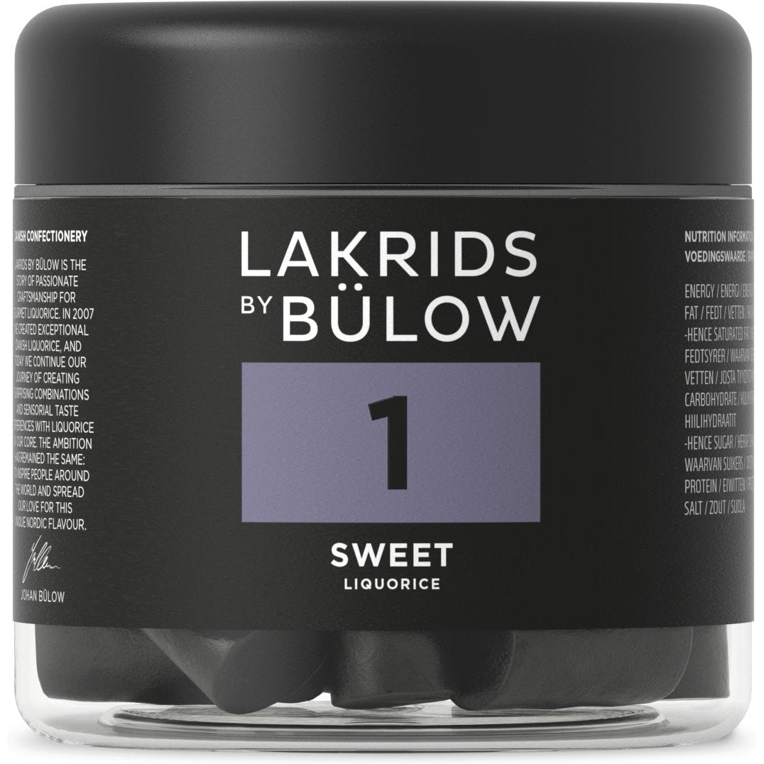 Lakrids av Bülow Black Box - D & 1, 415 gram