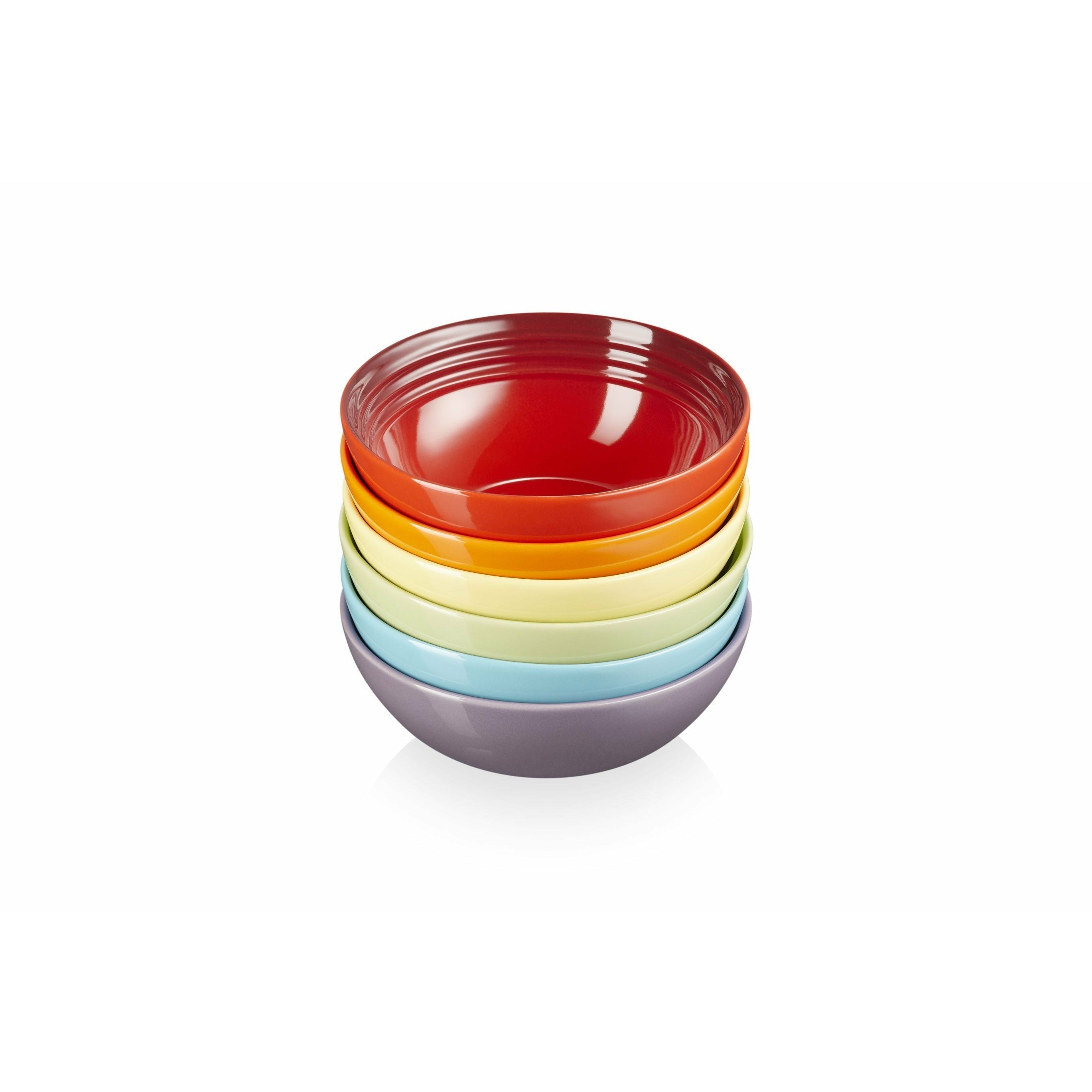 Le Creuset Muesli Bowls Set Of 6 Rainbow