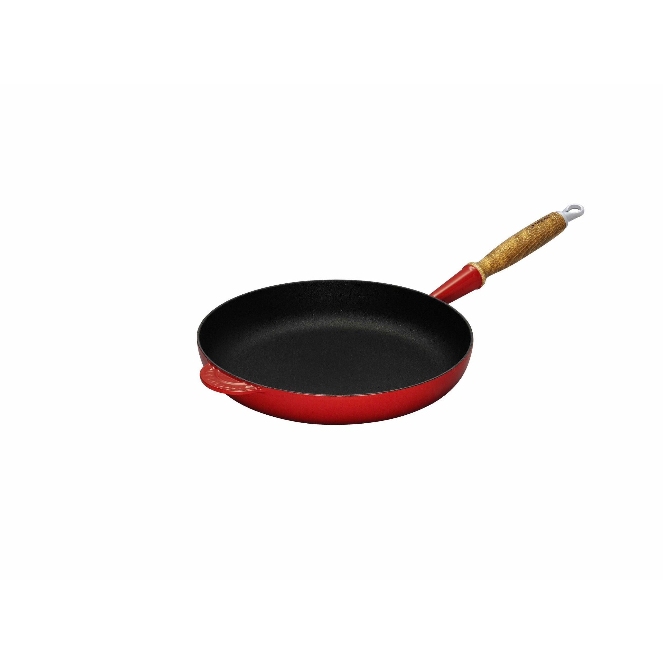 Le Creuset Tradition Frying Pan With Wooden Handle 26 Cm, Cherry Red