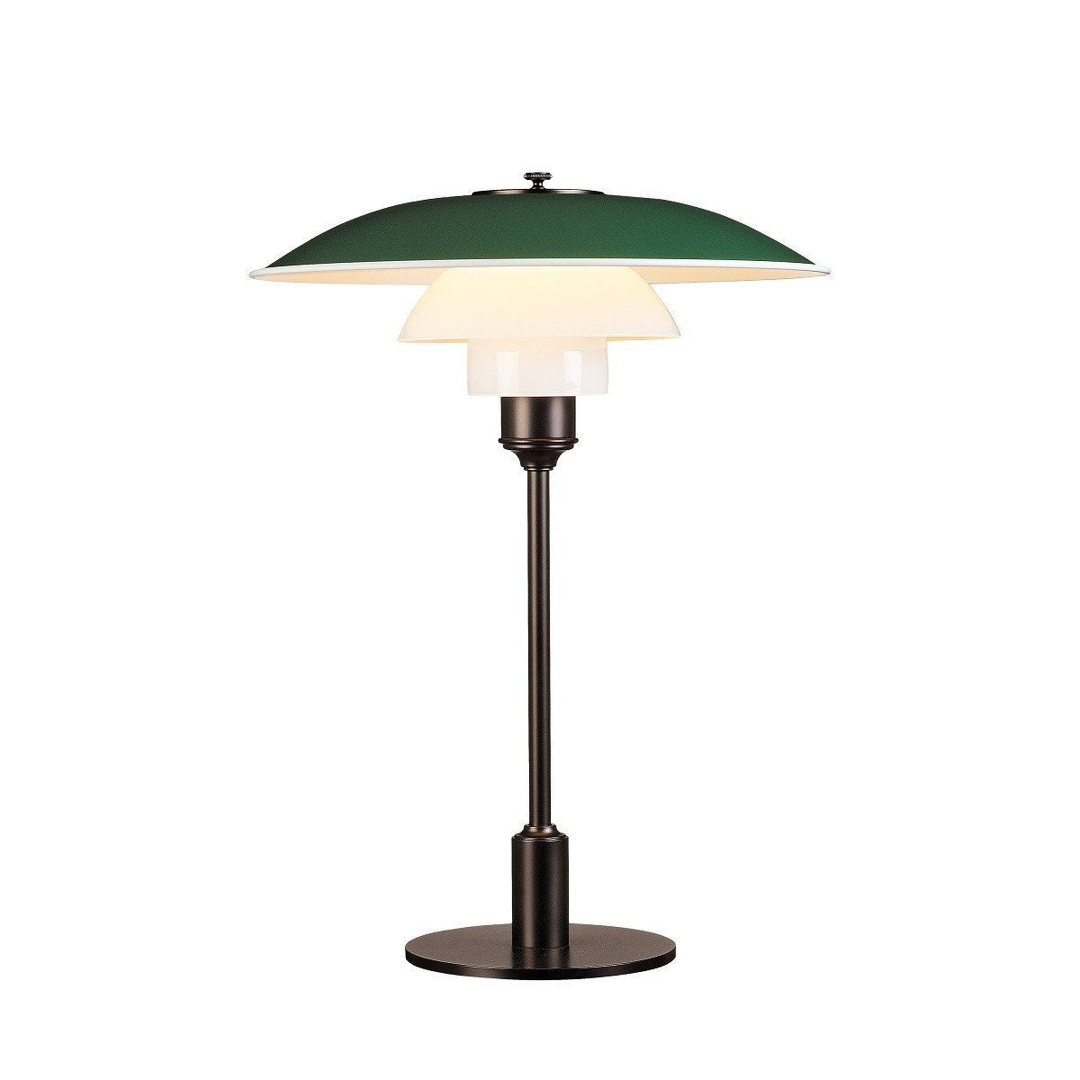 Louis Poulsen Ph 3 1/2 2 1/2 Table Lamp, Green