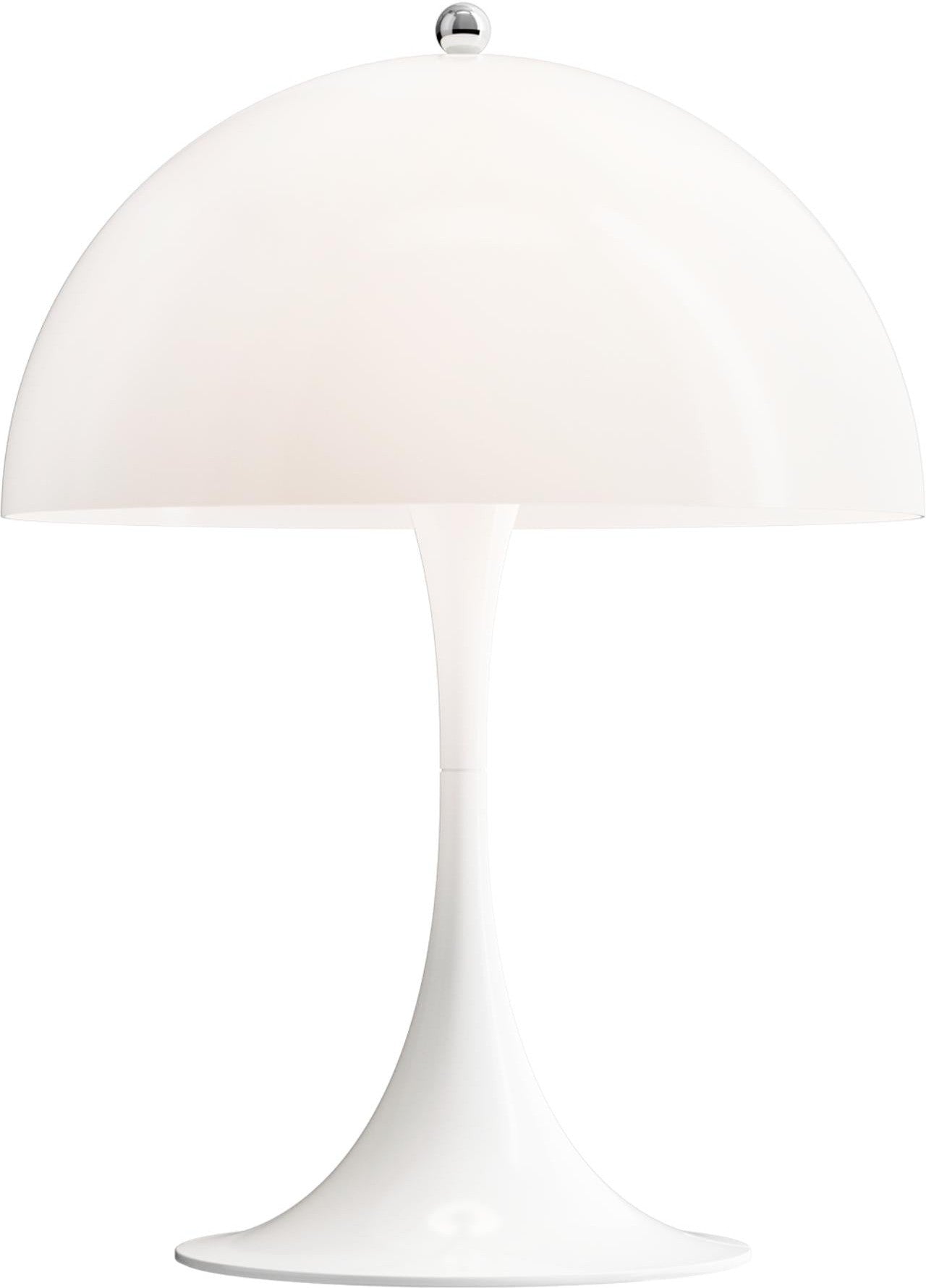 Louis Poulsen Panthella 250 LED de lámpara de mesa 27 K V2, acrílico blanco opal