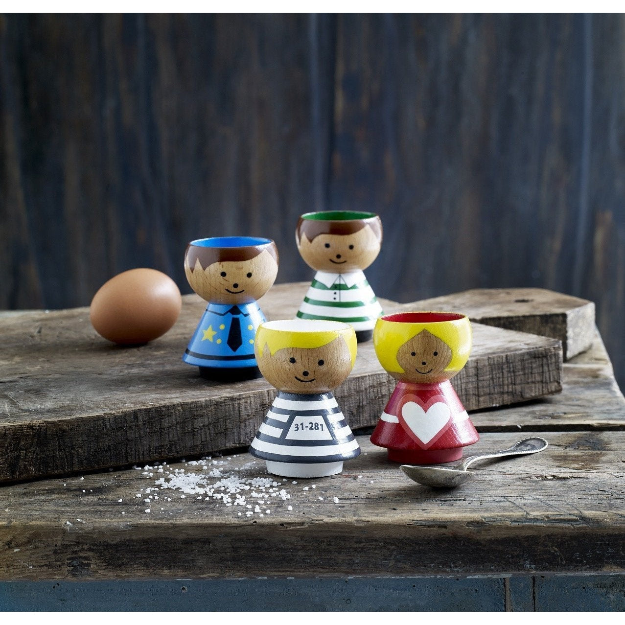 Lucie Kaas Table People Egg Cup Girl, Molly