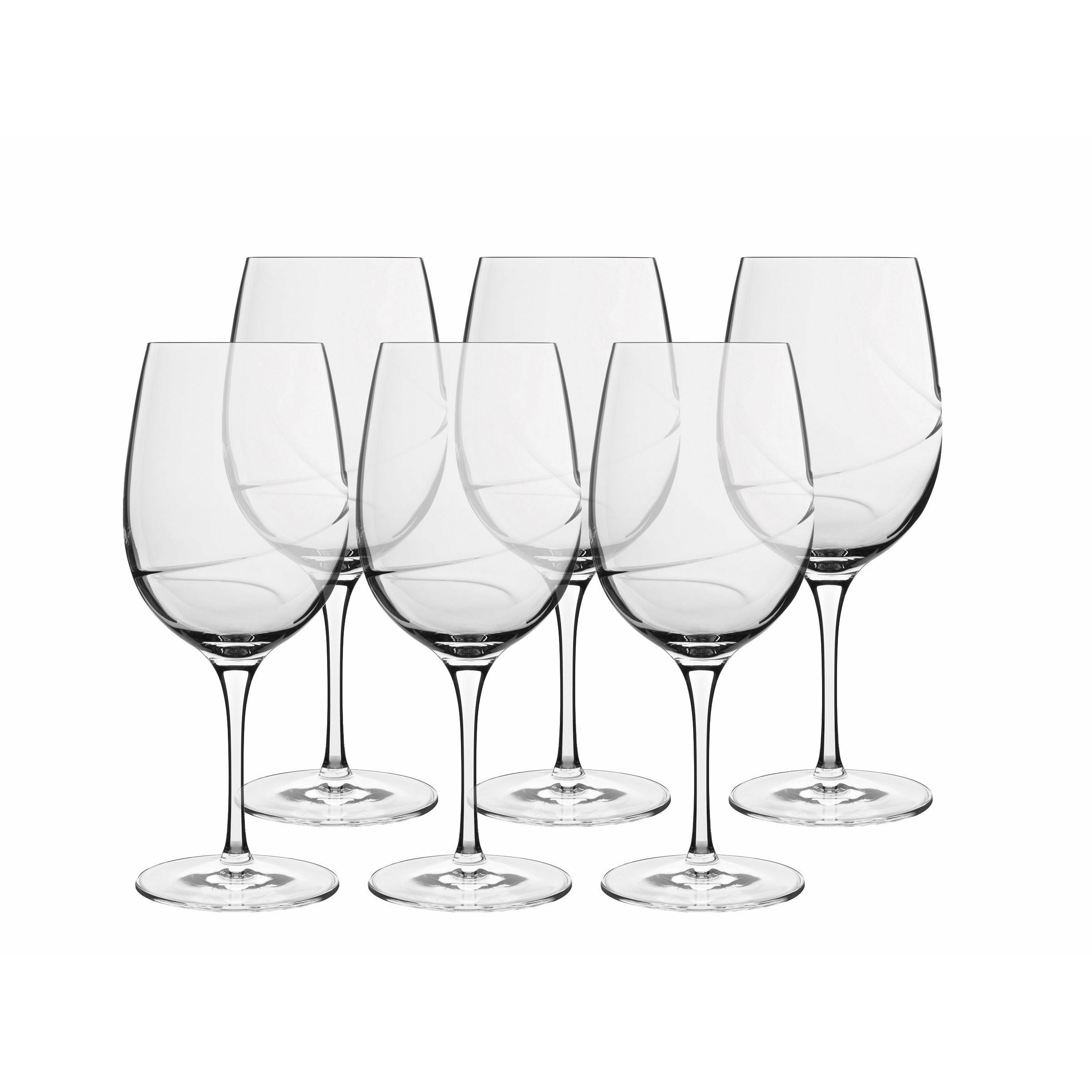 Luigi Bormioli Aero Red Wine Glass 48 Cl, Set Of 6