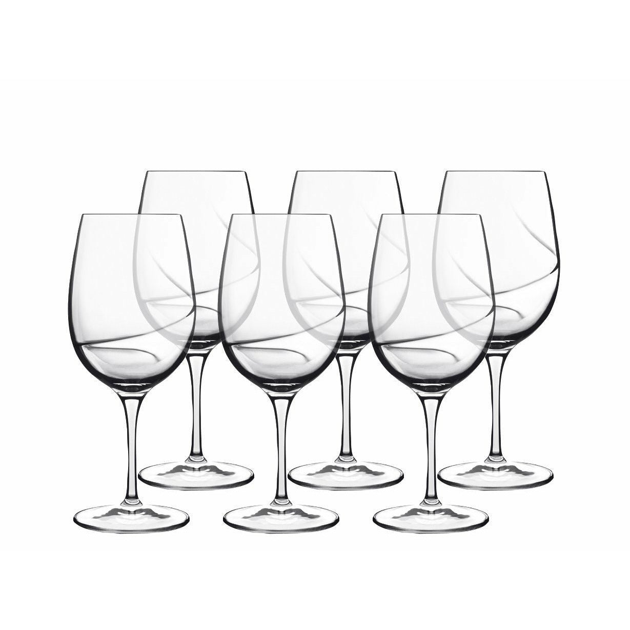 Luigi Bormioli Aero Red Wine Glass 57 Cl, Set Of 6