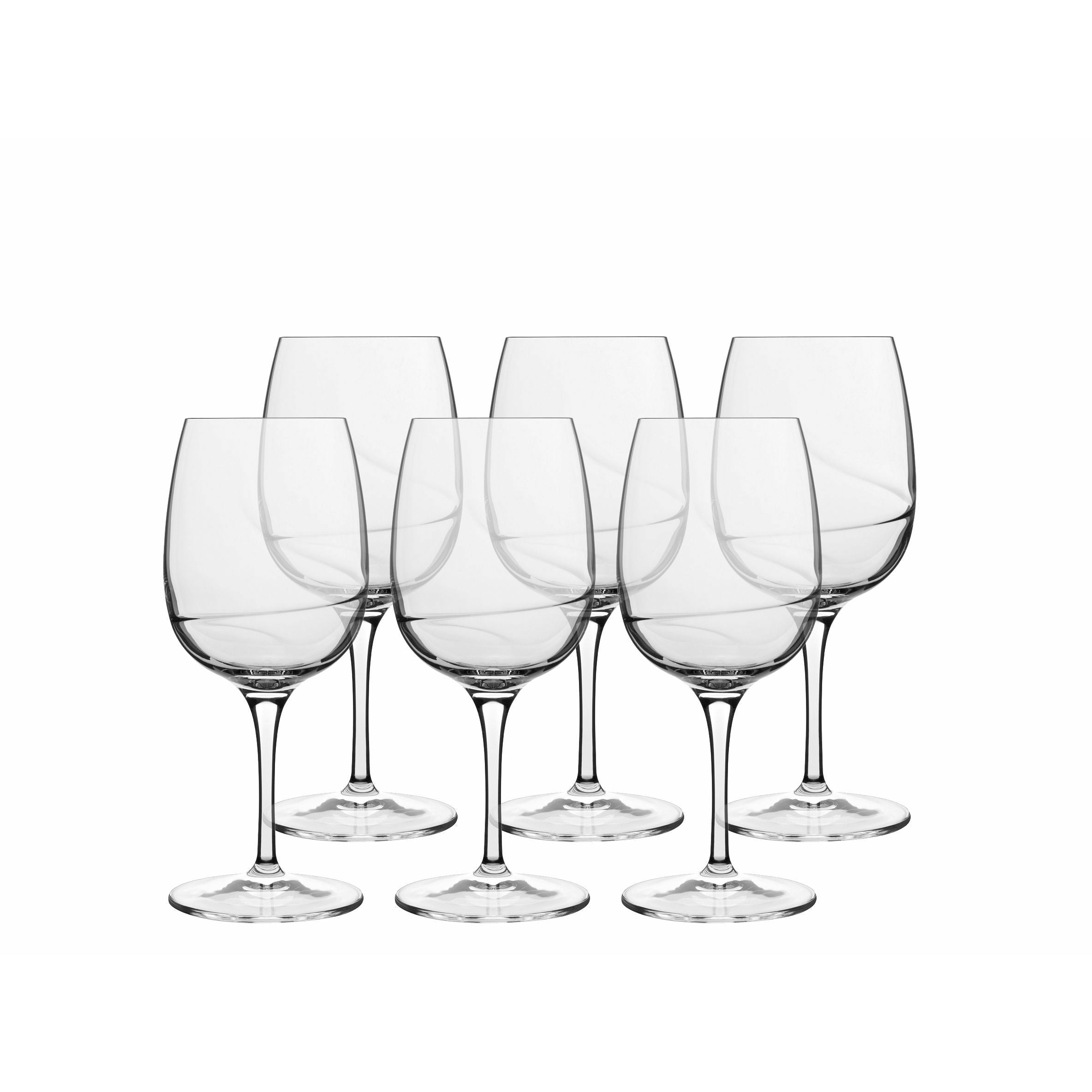 Luigi Bormioli Aero White Wine Glass, sett med 6